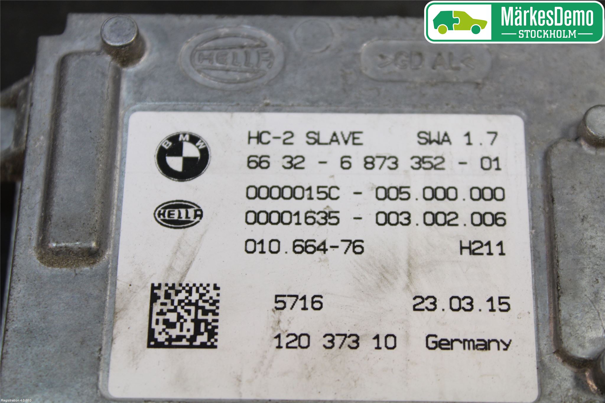 BMW X5 F15 13-18 Sensor Aktivt Kollisionsskydd