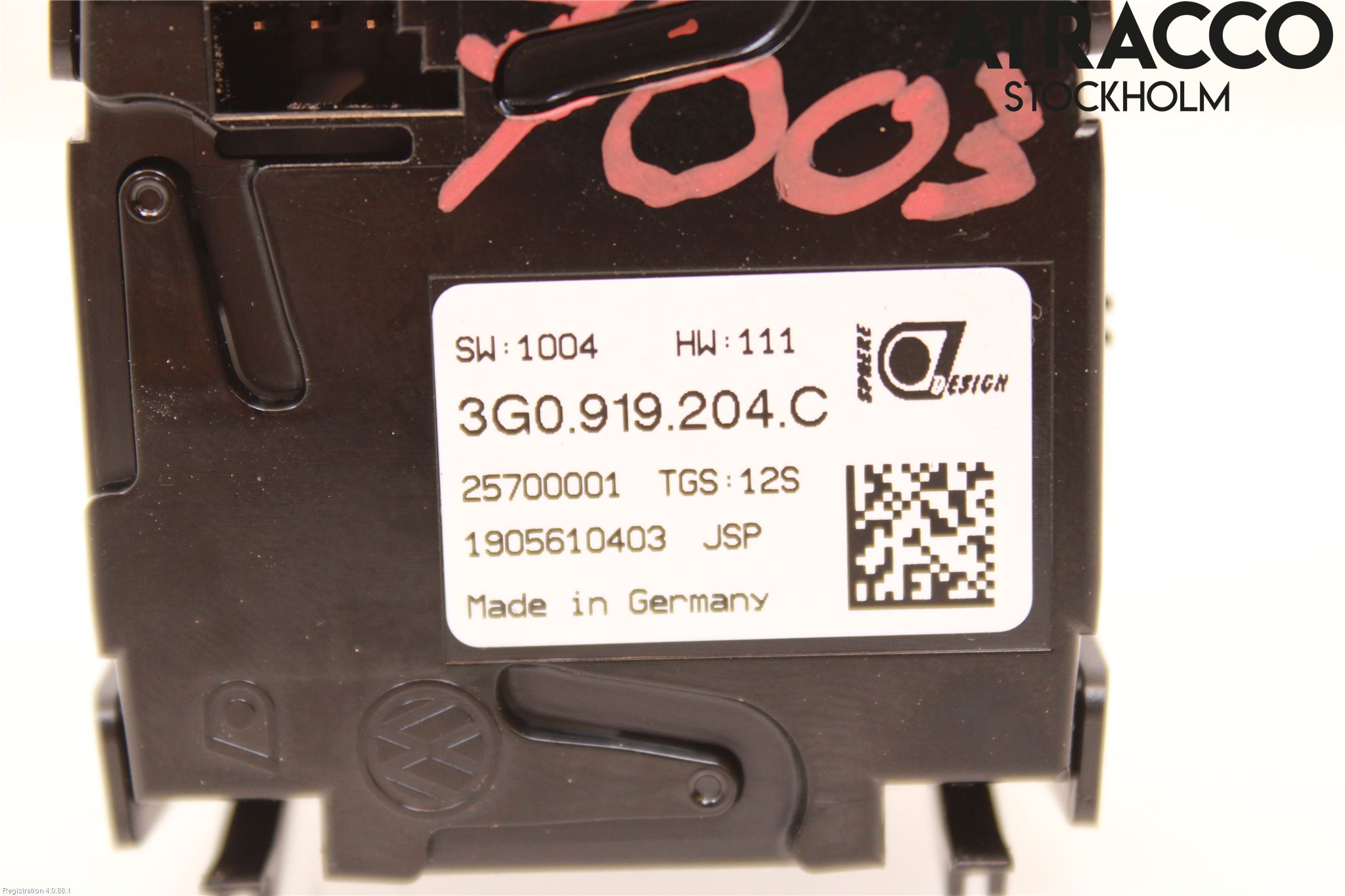 Volkswagen VW PASSAT 15-19 Instrument Klocka