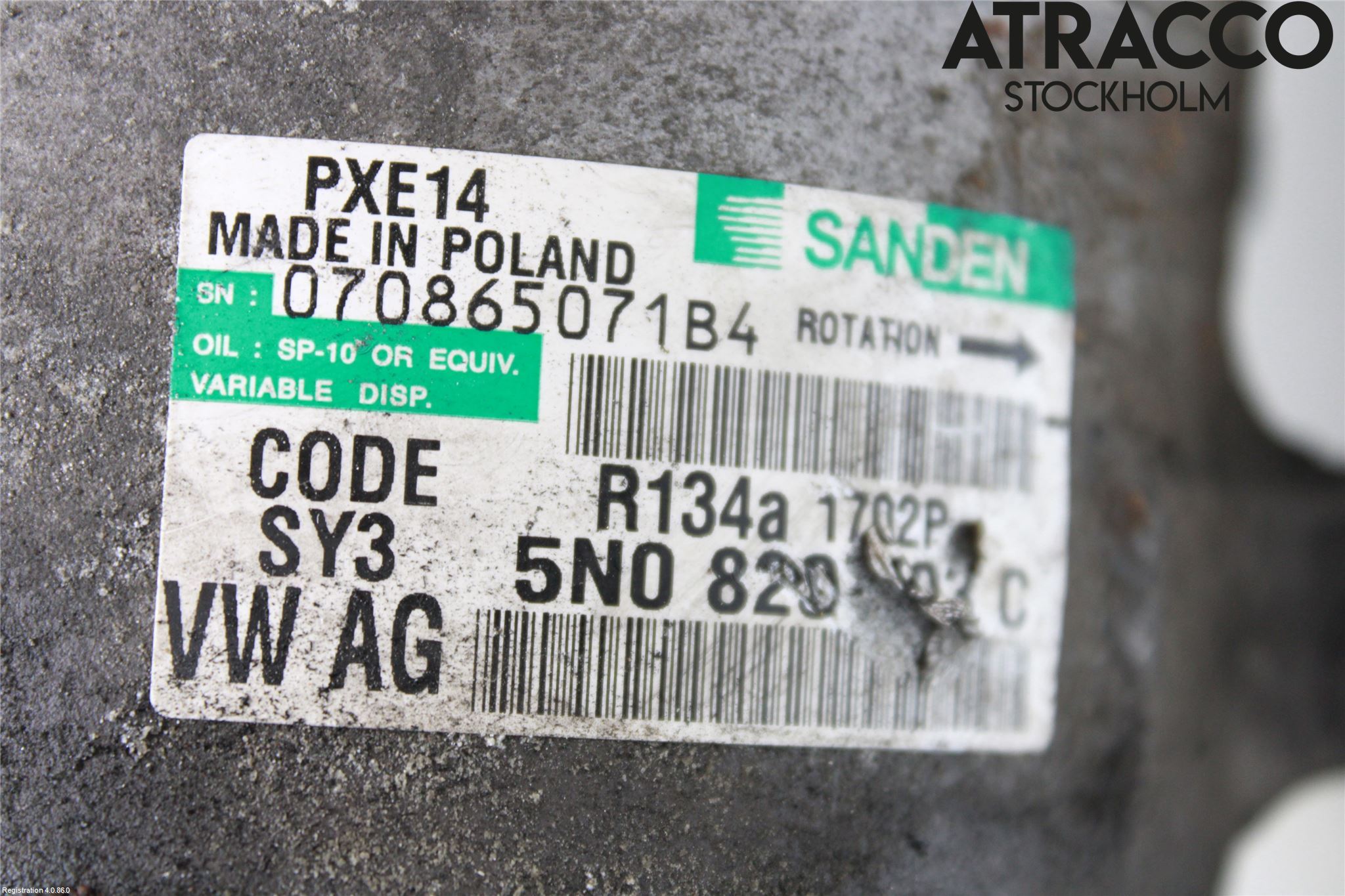 Skoda OCTAVIA (1Z) 05-13 Ac Kompressor