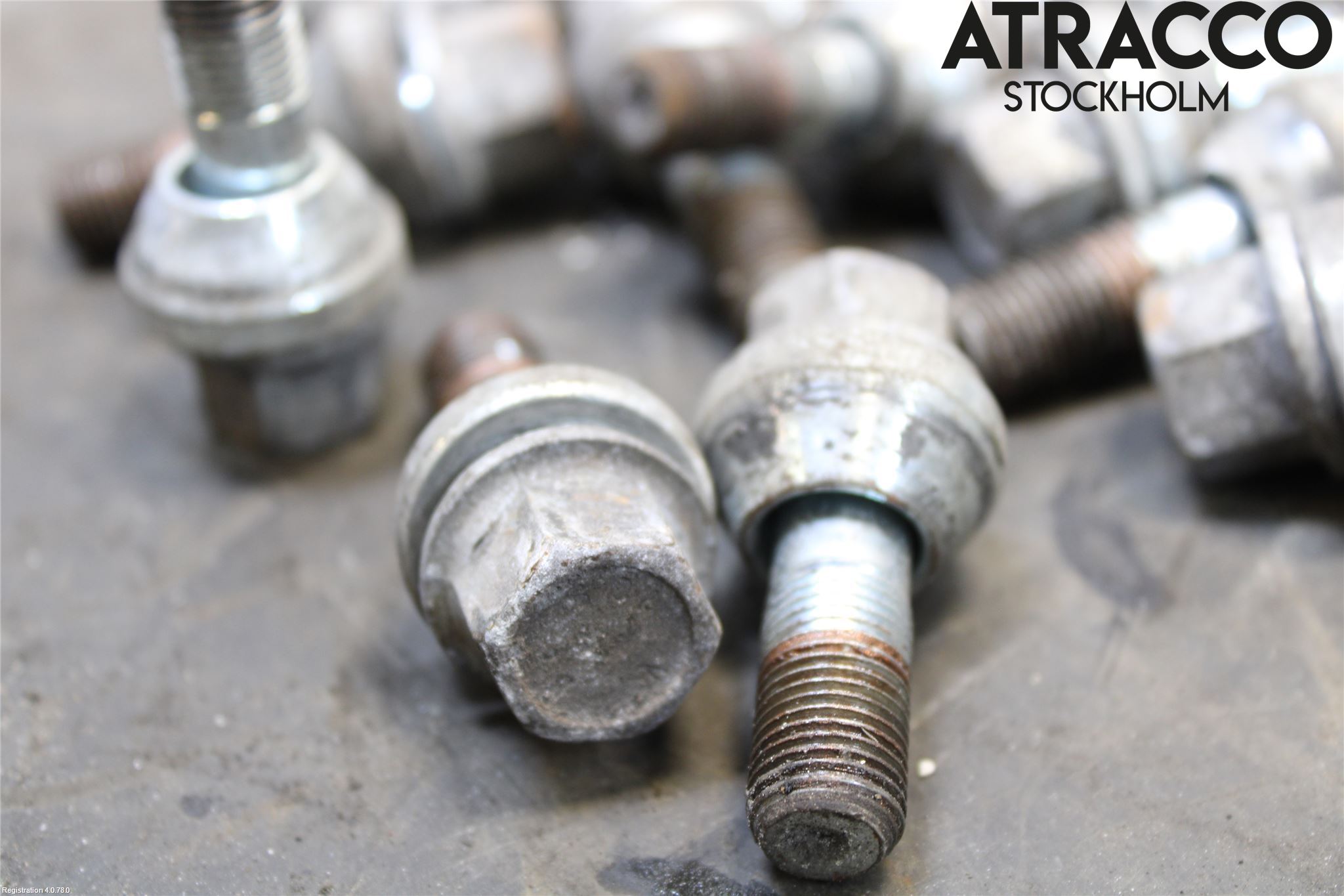 Fiat 500 07- Hjulmutter-Bult-Sats