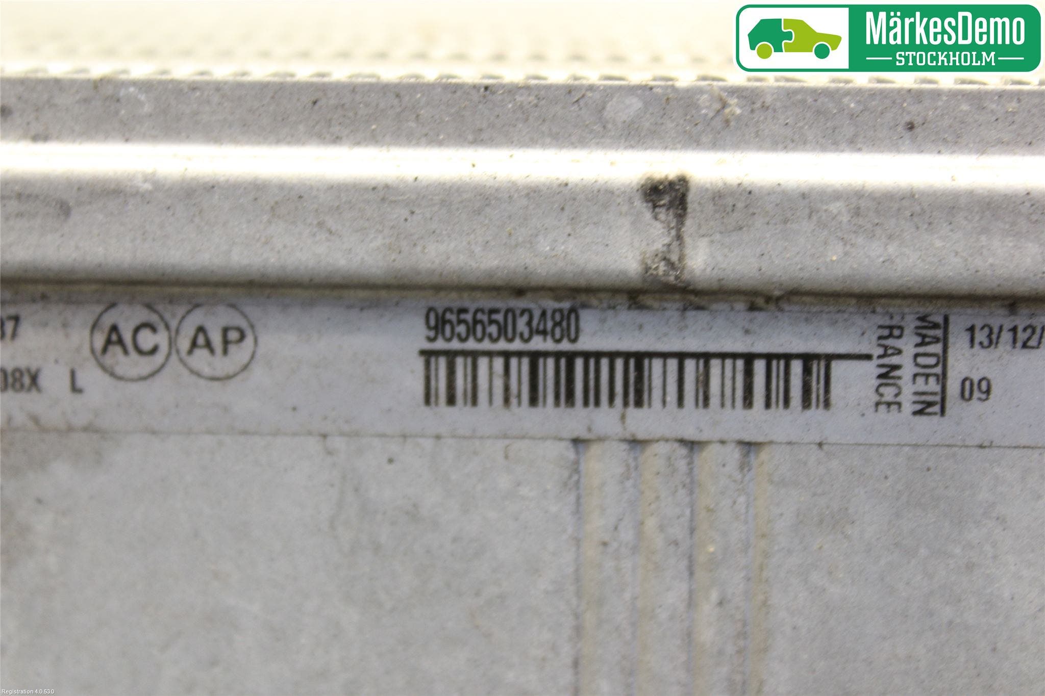 Peugeot 3008 09-16 Laddluft-Intercooler Kyl