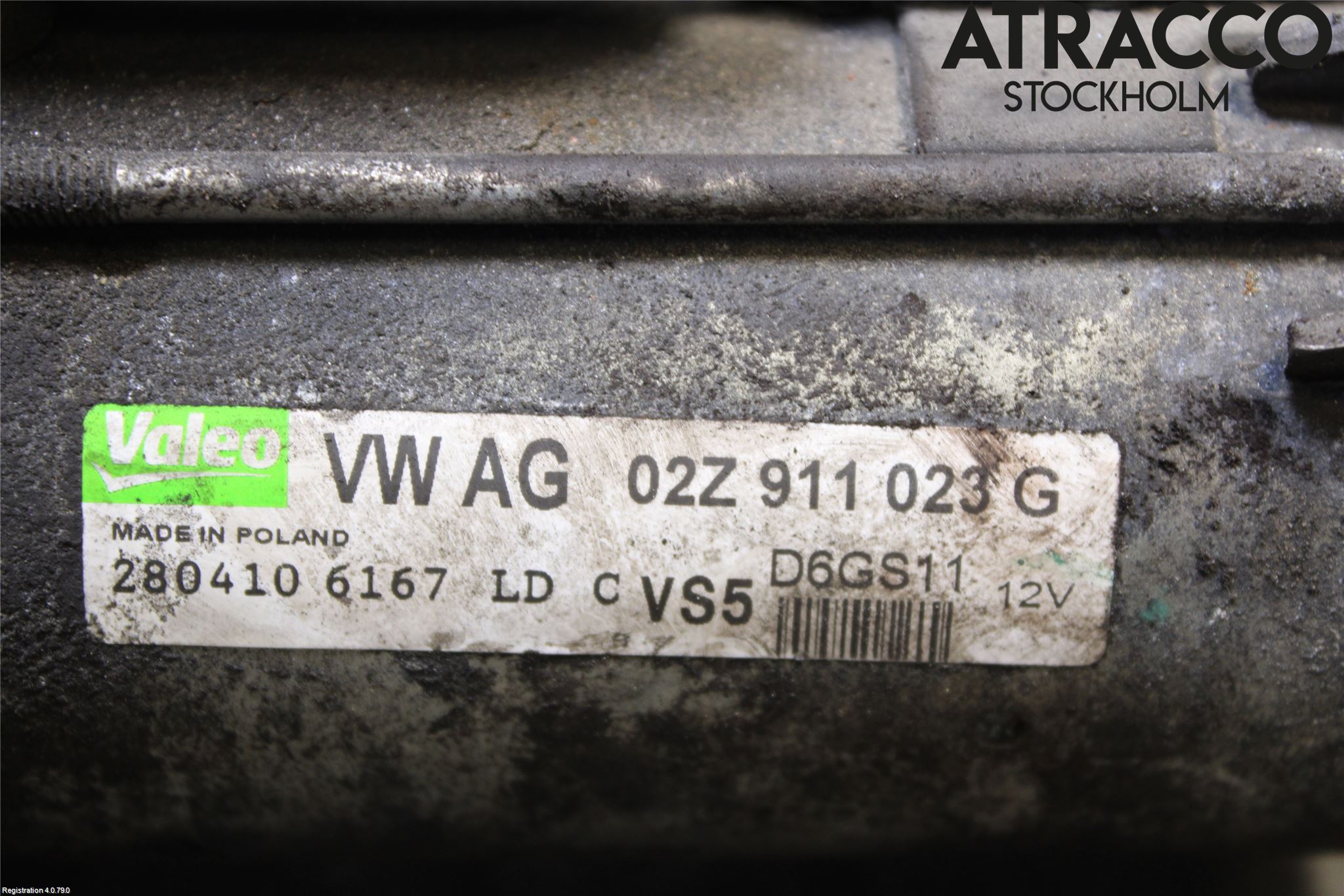 Volkswagen VW GOLF VI 09-13 Startmotor