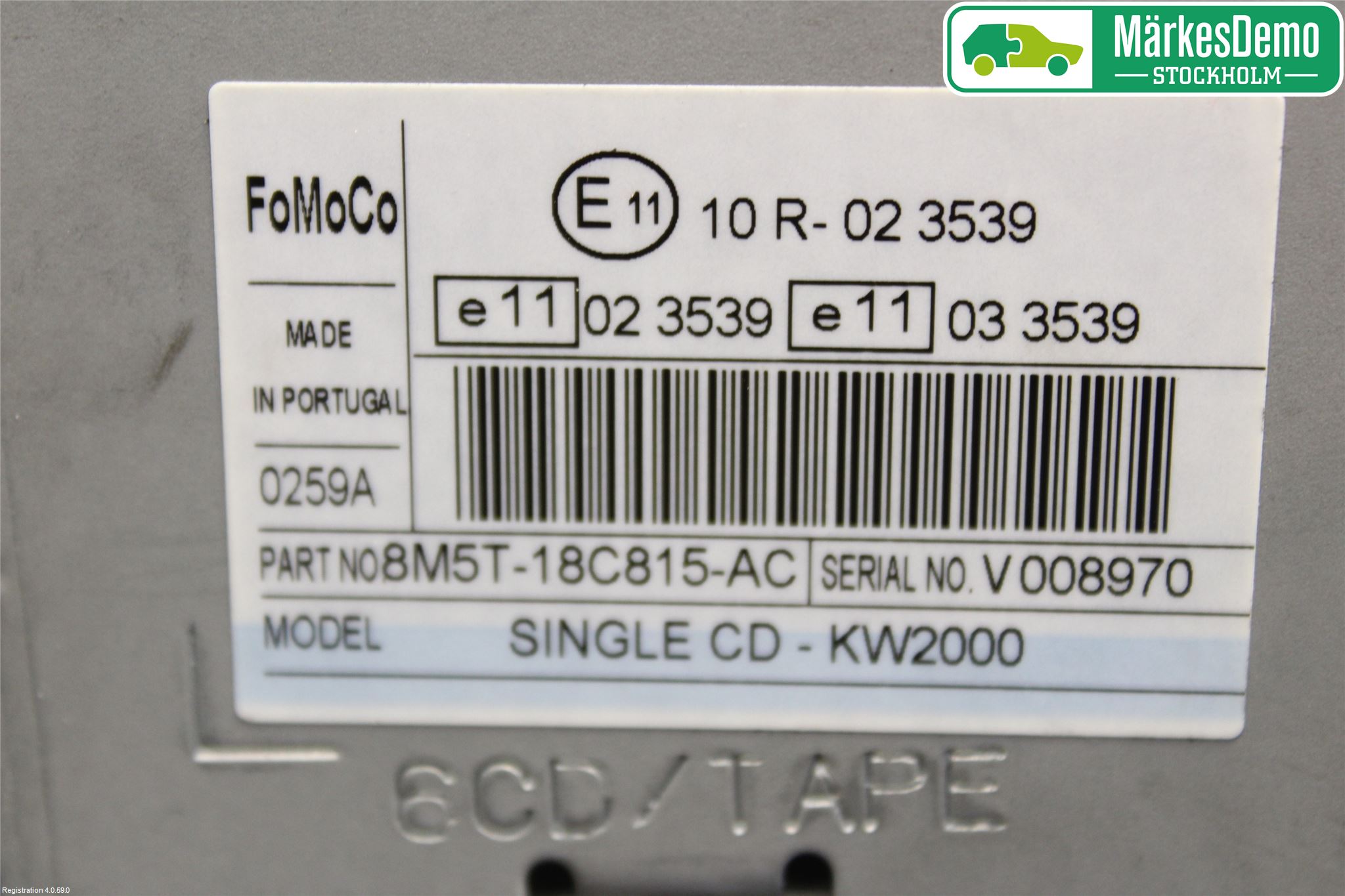 Ford FOCUS 08-11 Cd Radio - Multimediapanel