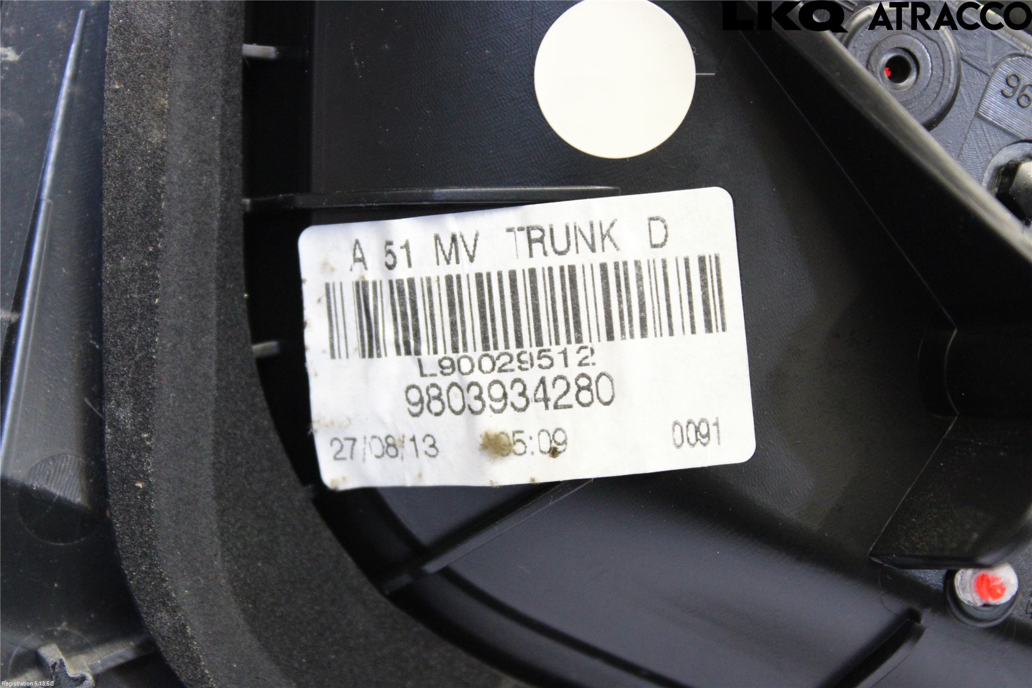 Citroen C3 10-17 Bakljus Lucka Hö