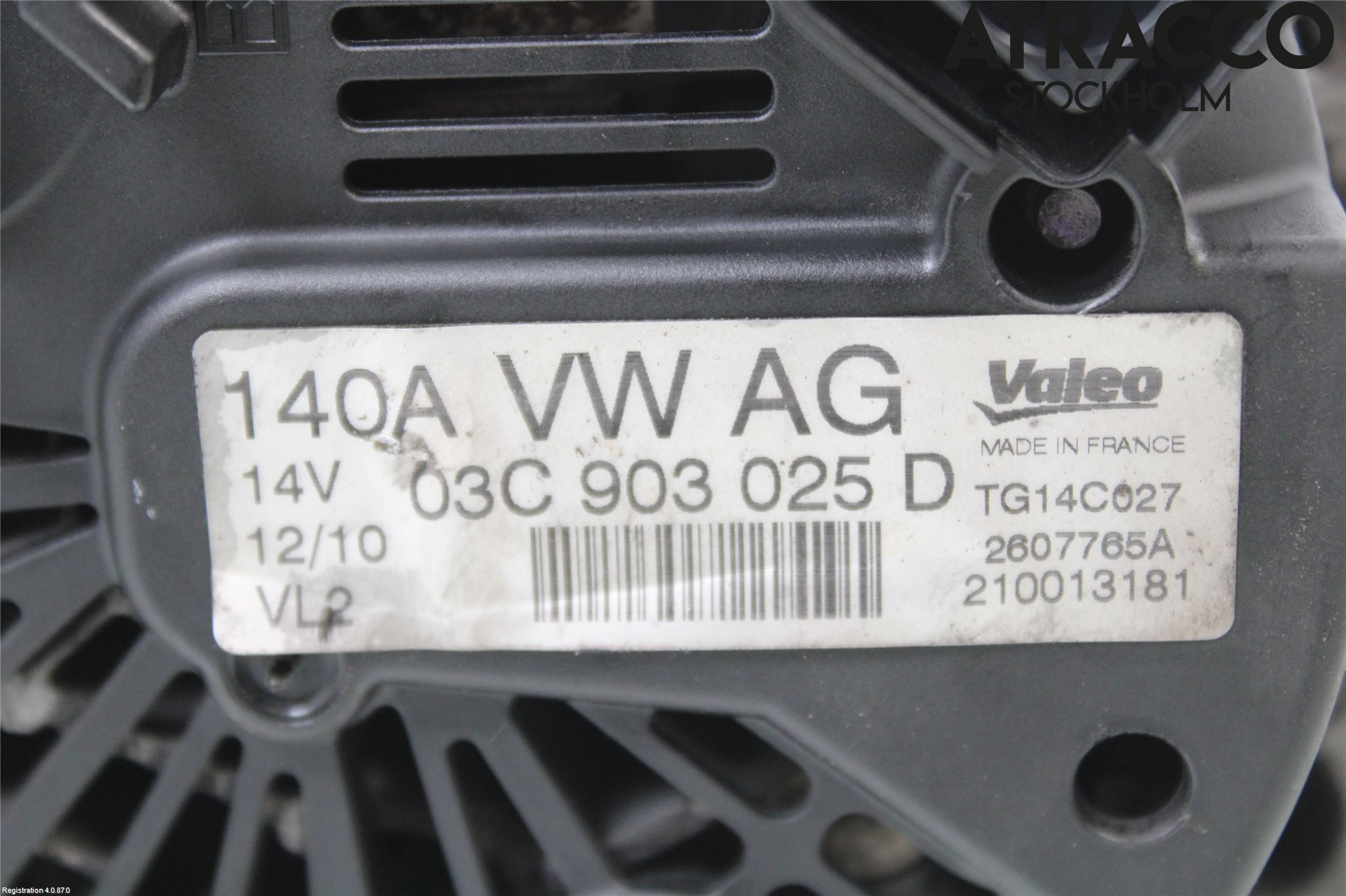 Volkswagen VW PASSAT 05-11 Generator
