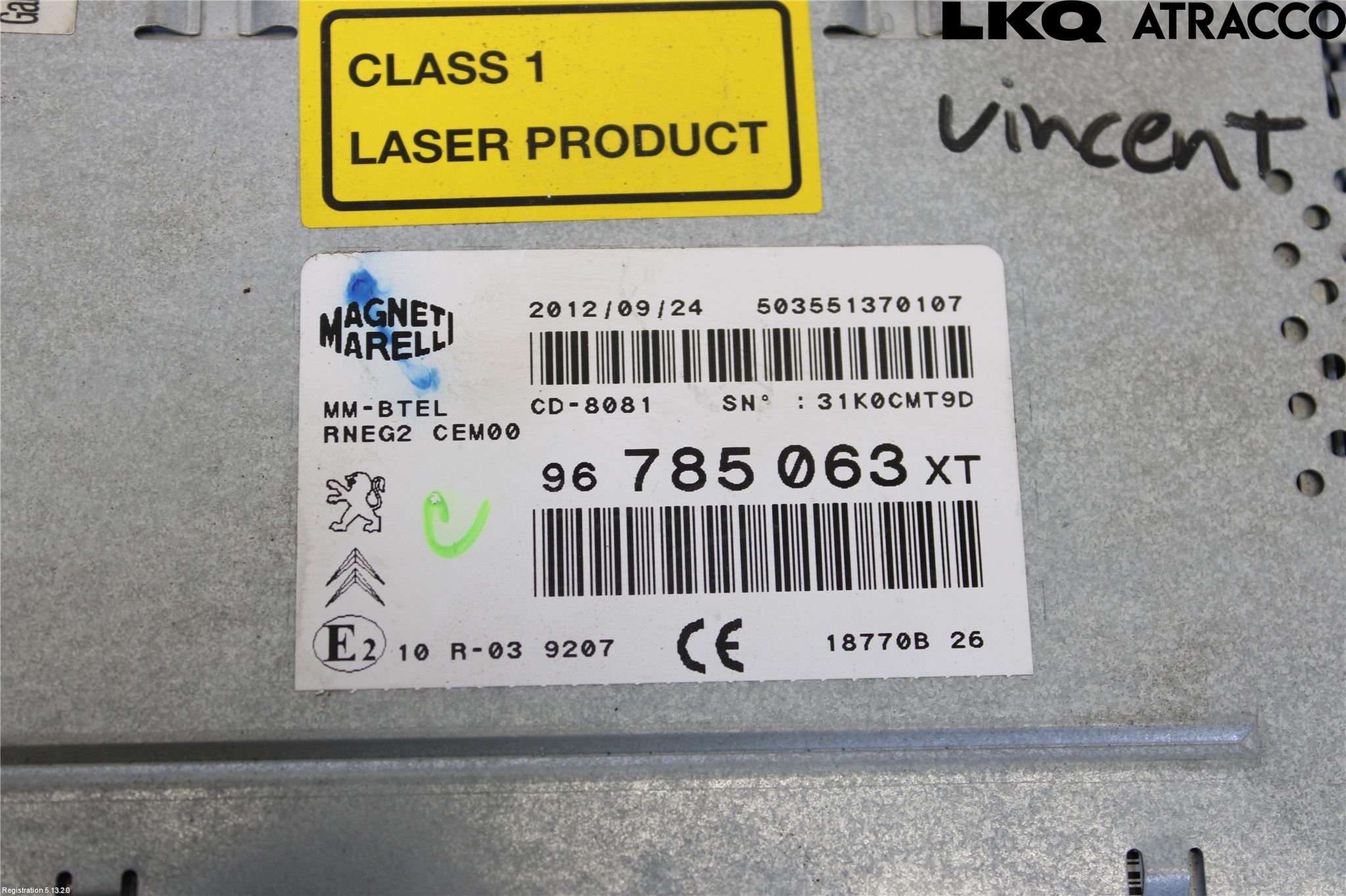 Citroen C4 GRAND PICASSO 07-13 Cd Radio - Multimediapanel