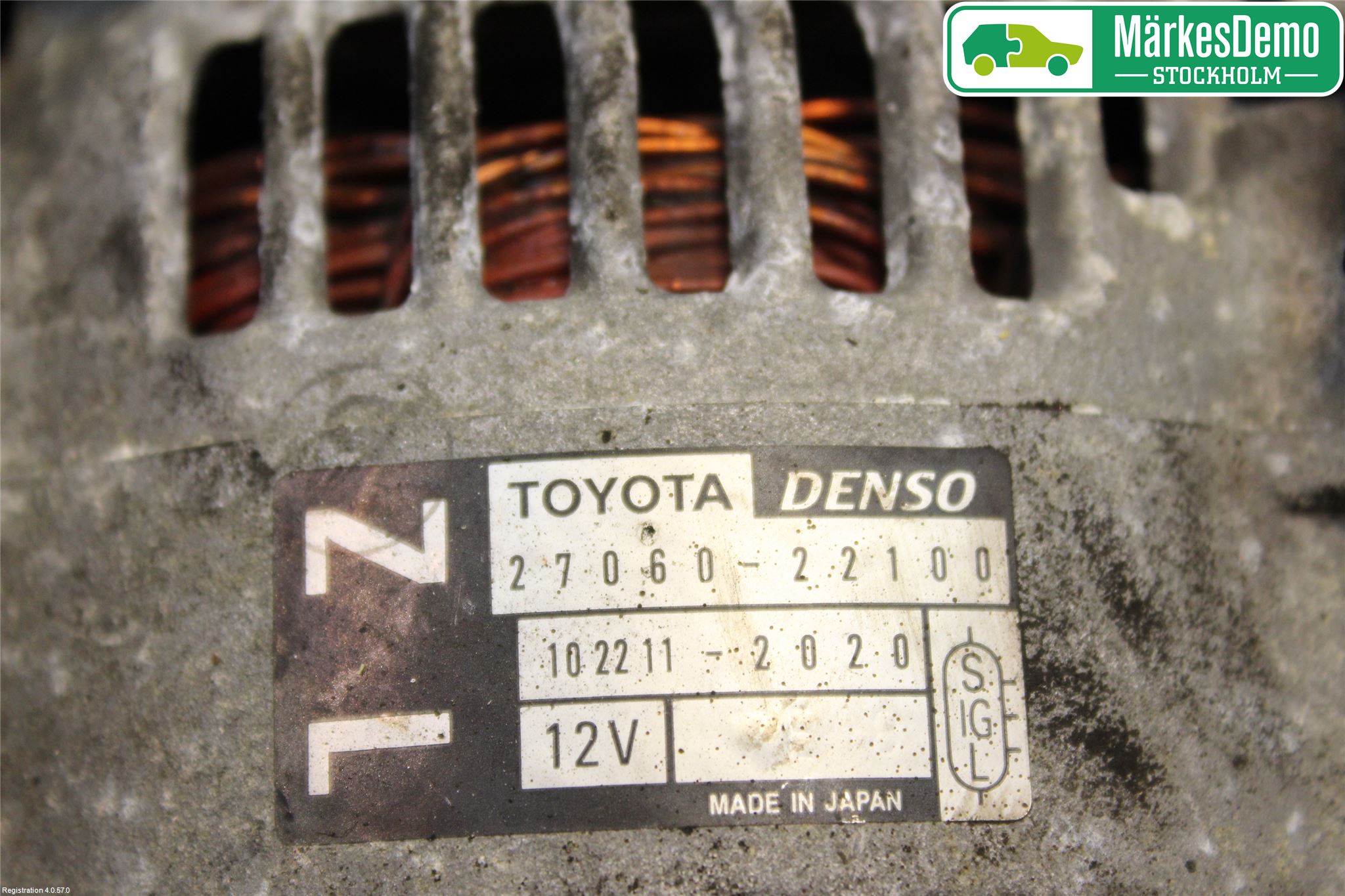 Toyota COROLLA VERSO 02-04 Generator