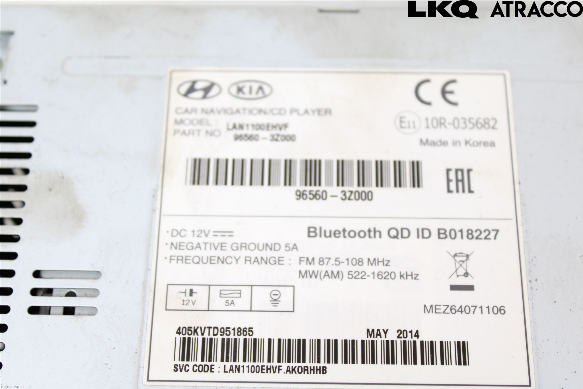 Hyundai i40 08-15 Cd Radio - Multimediapanel