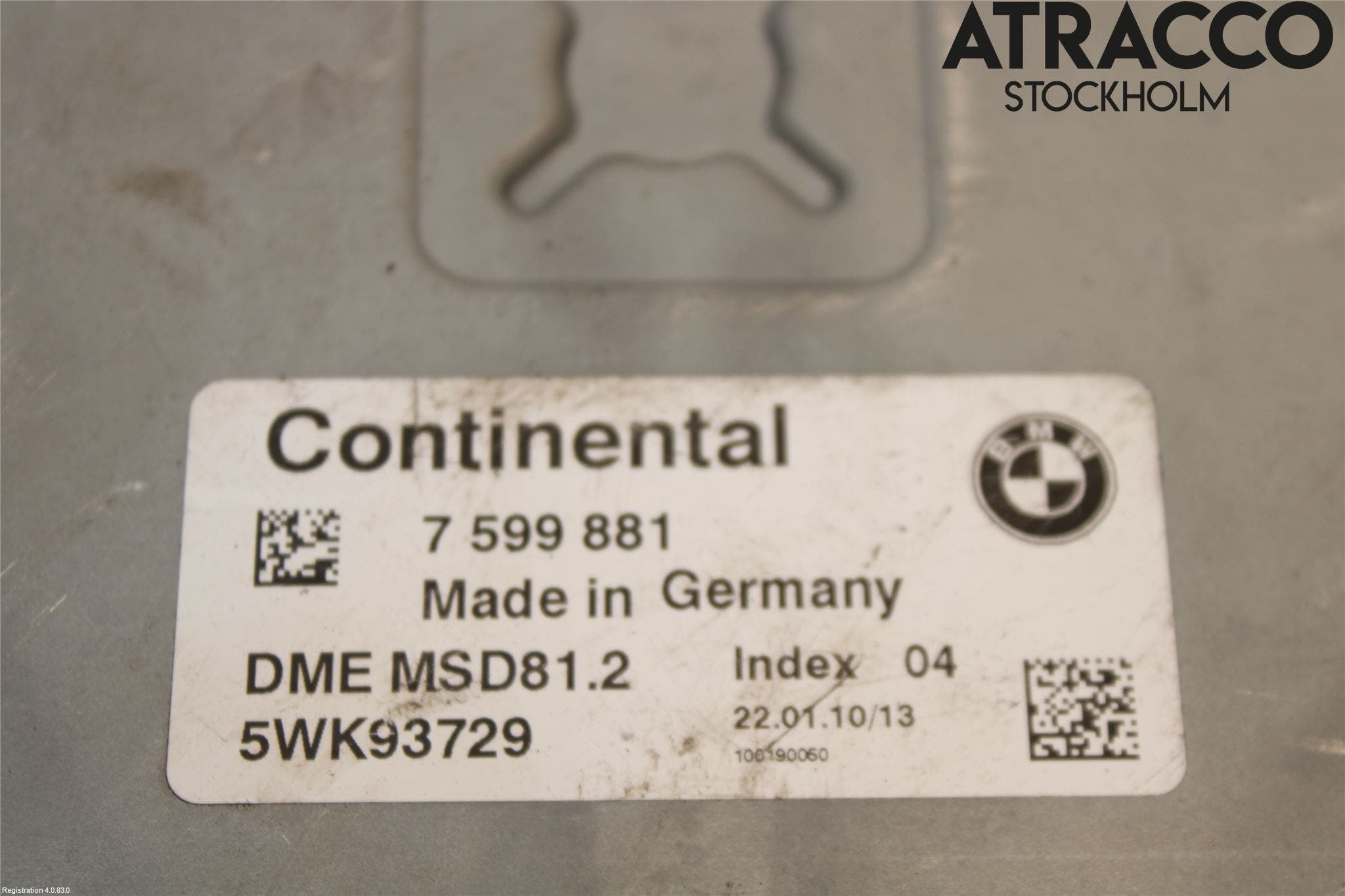 BMW 3 E90/91 SED/TOU 05-12 Styrenhet Insprut Bensin