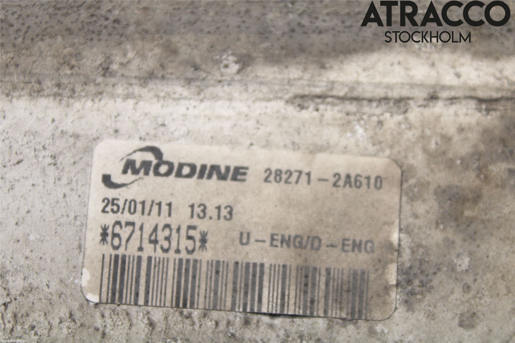 Hyundai i30 FD 07-12 Laddluft-Intercooler Kyl