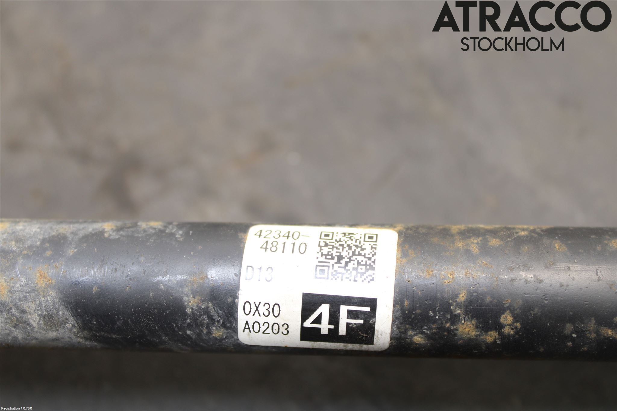 Lexus NX 300h 15-21 Drivaxel Bak Höger