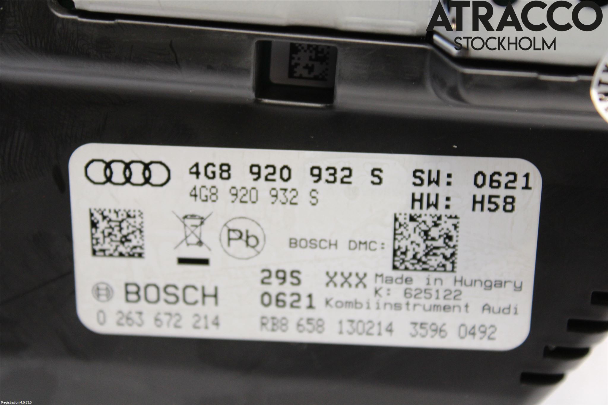 Audi A6/S6 4G 11-18 Instrument Komb