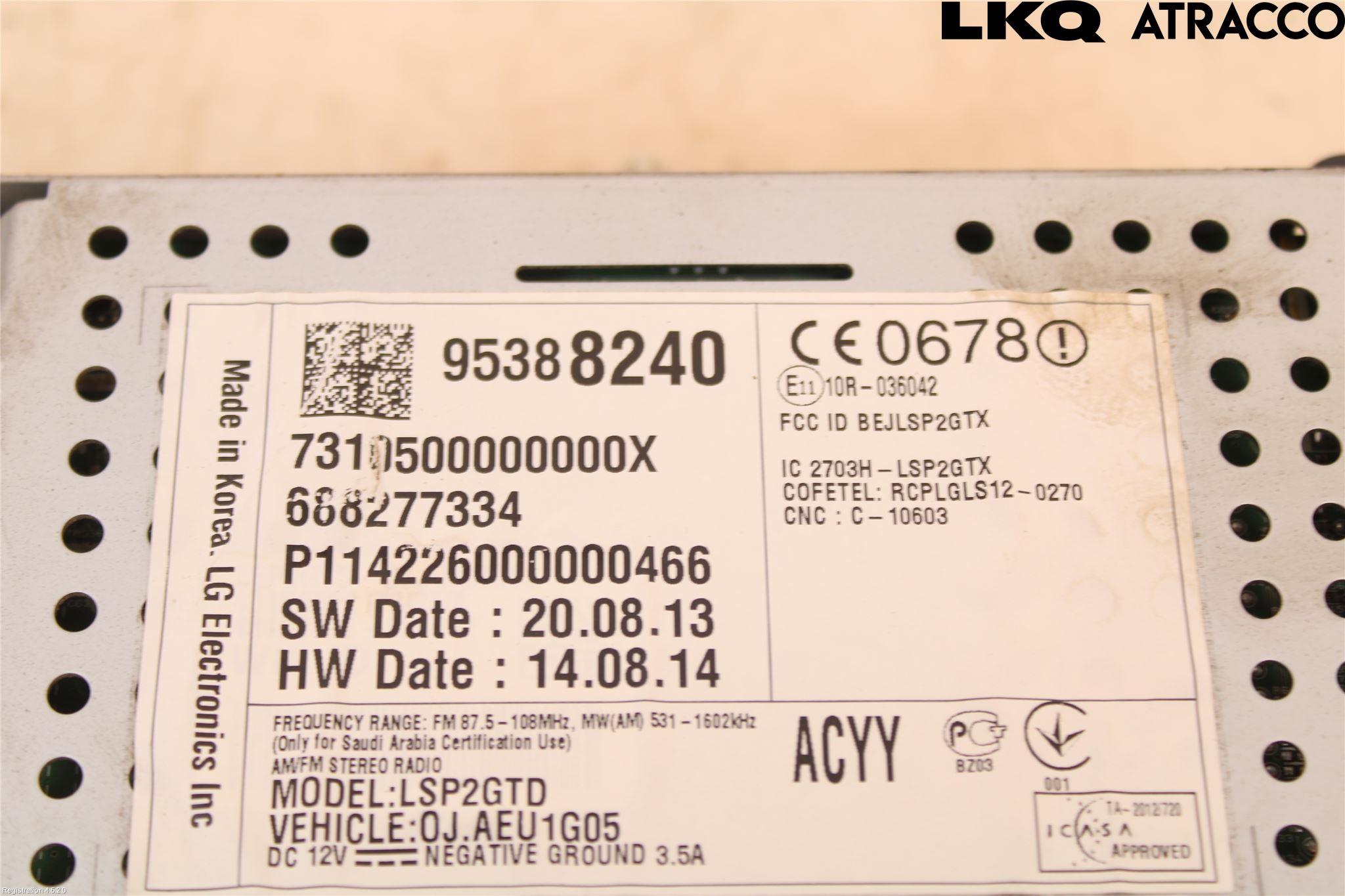 Opel ADAM 13-20 Cd Radio - Multimediapanel