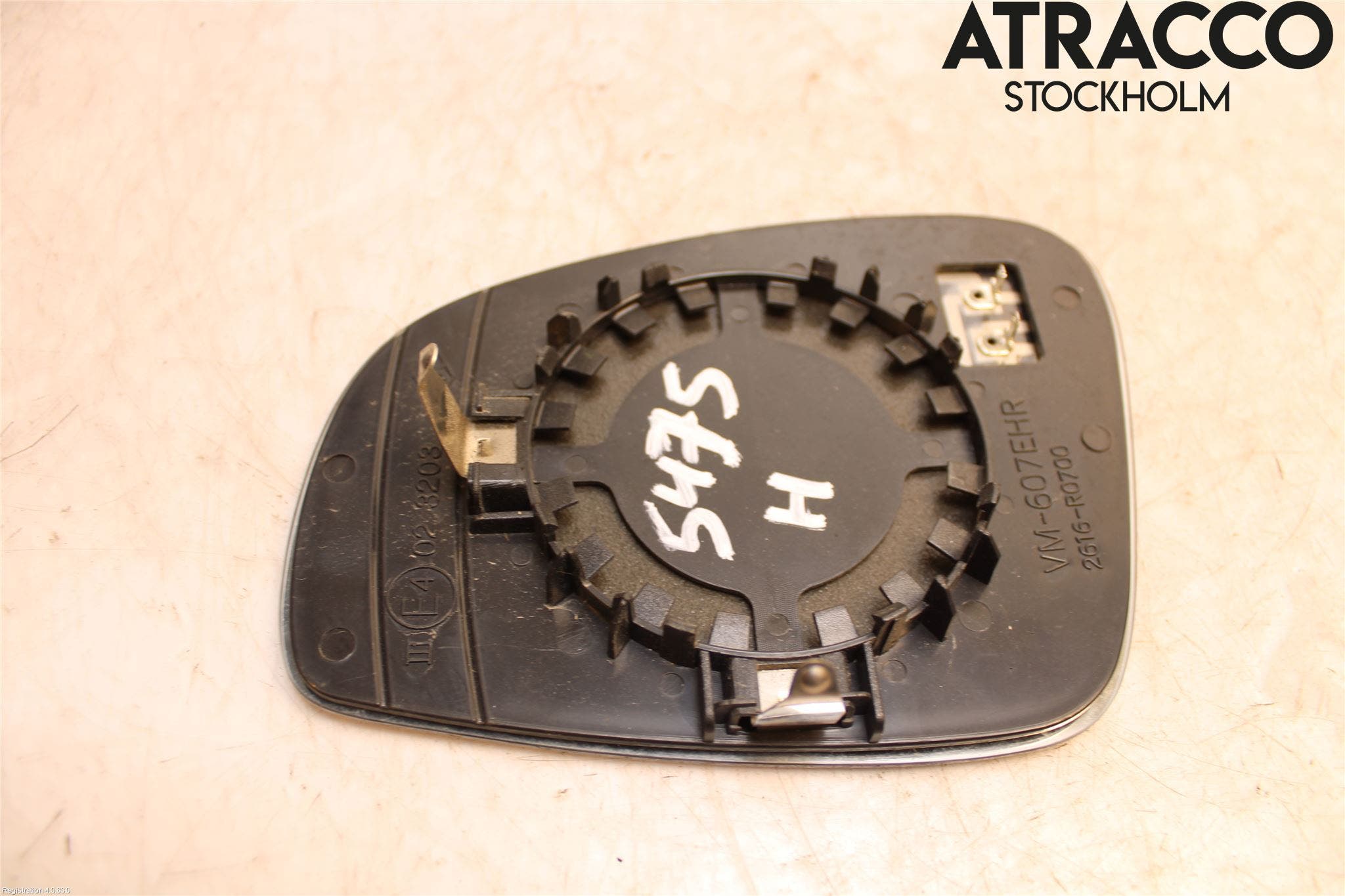 Skoda FABIA 07-14 Spegelglas Hö