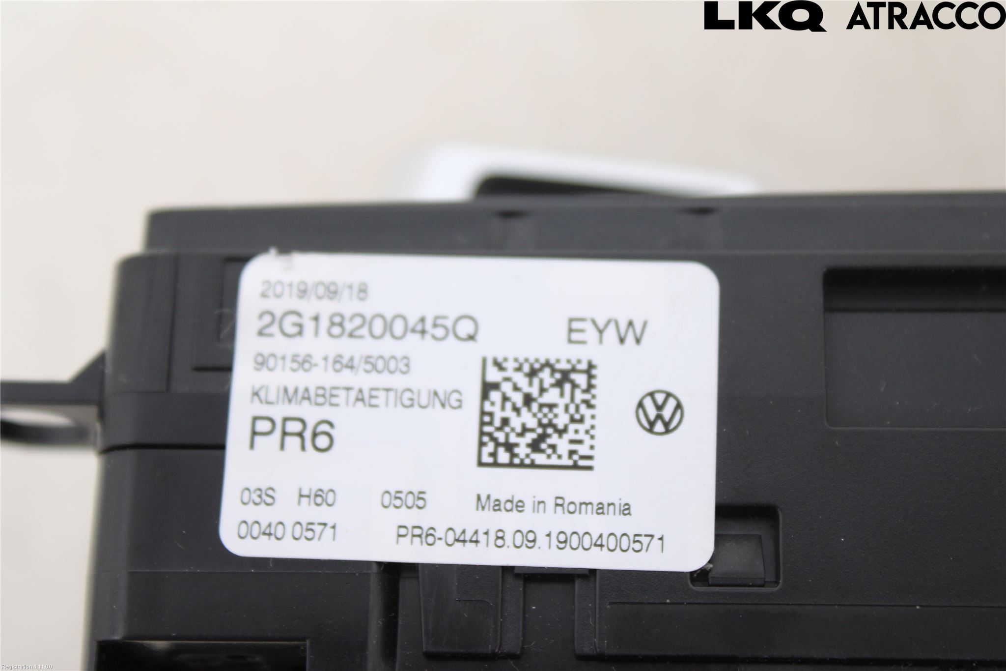 Volkswagen VW POLO VI 18->> Värmereglage