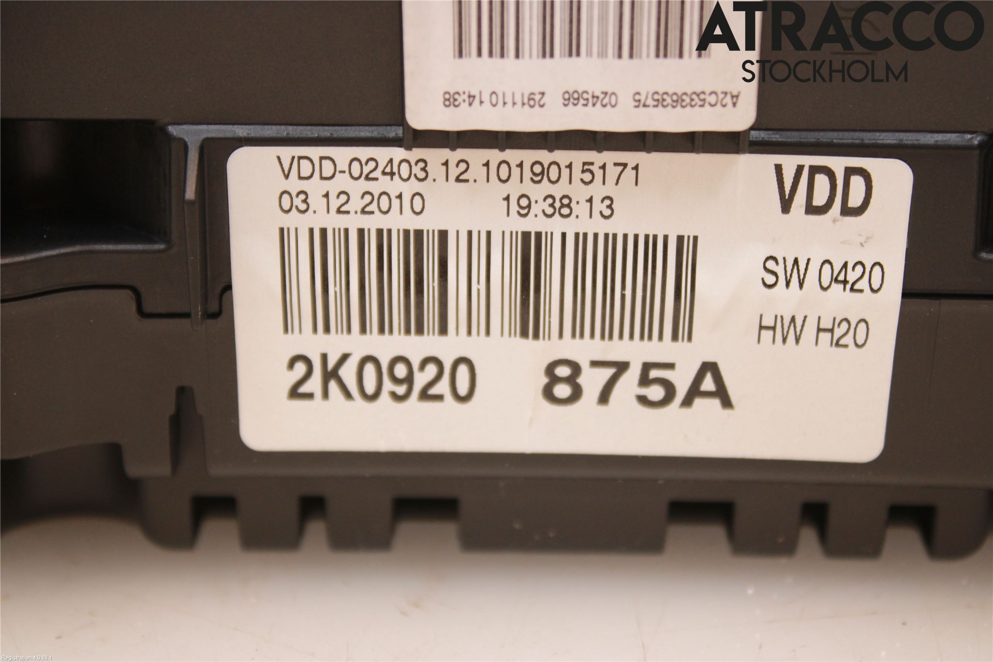Volkswagen VW CADDY 11-15 Instrument Komb