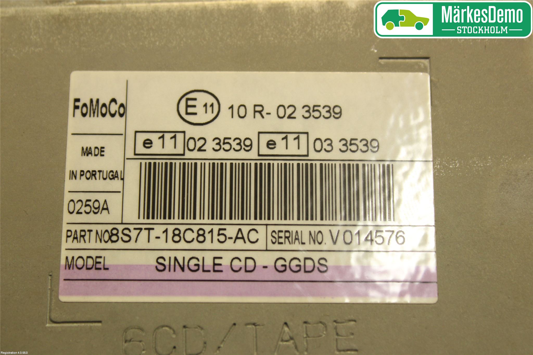 Ford MONDEO 07-15 Cd Radio - Multimediapanel