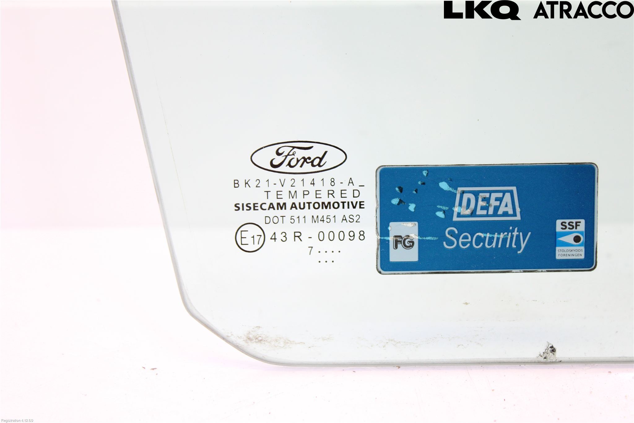 Ford TRANSIT SKÅP/BUSS 14-22 Dörruta Fram Lilla Hö