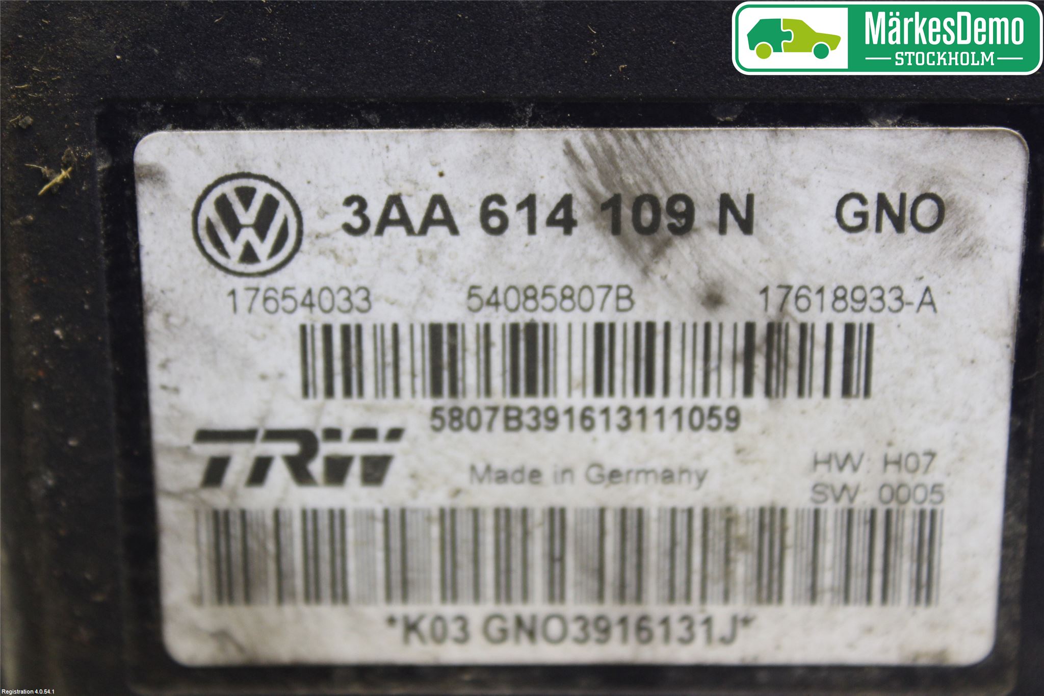Volkswagen VW PASSAT 11-14 Abs Hydraulaggregat