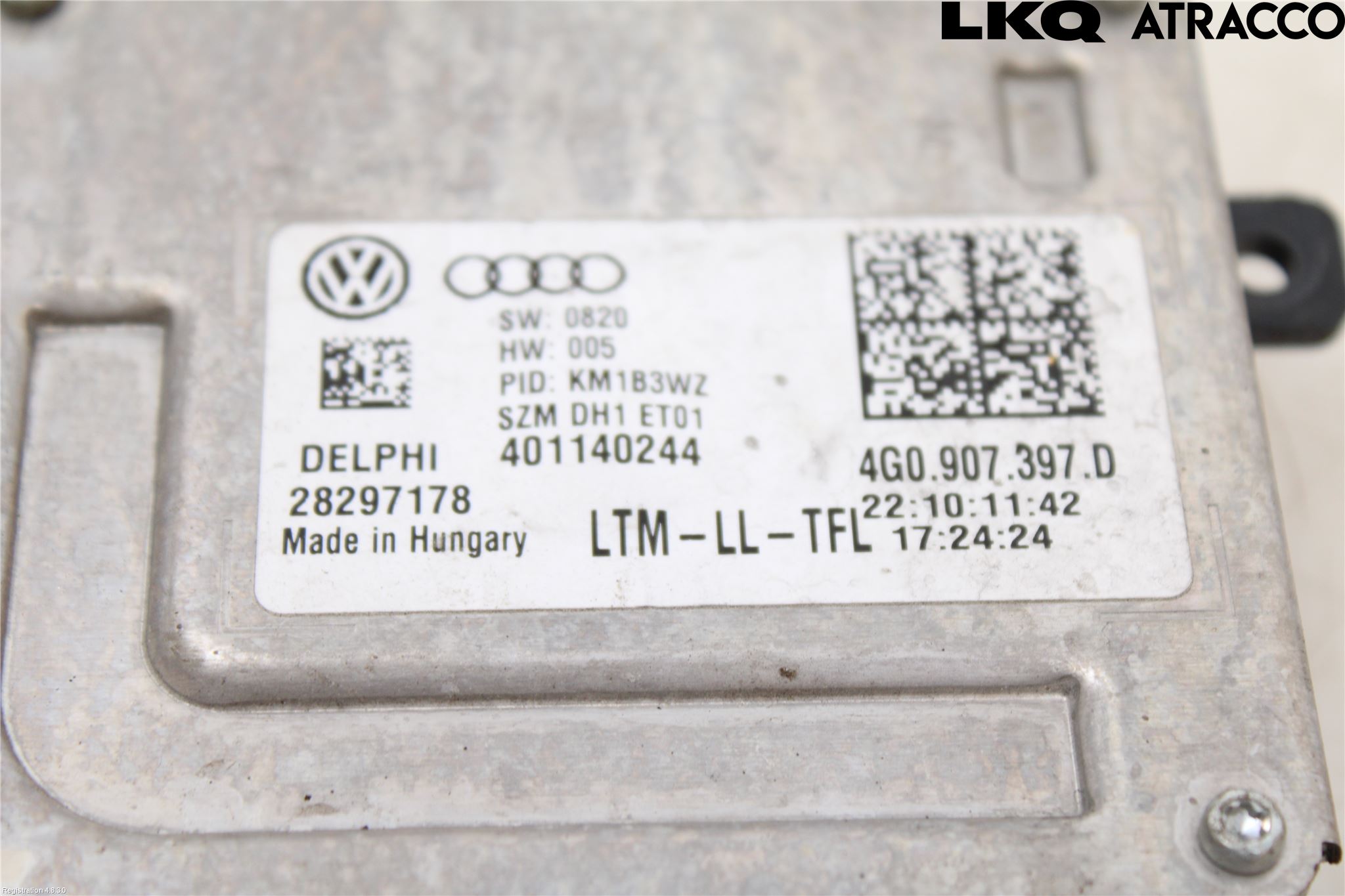 Audi A6/S6 4G 11-18 Styrenhet Strålkastare