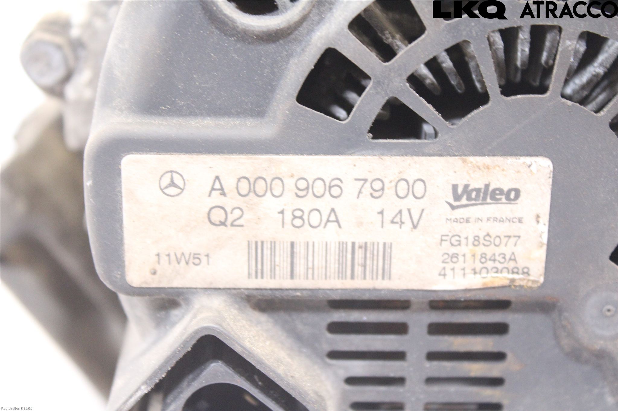 Mercedes-Benz MB C-KLASS (W204) 07-15 Generator