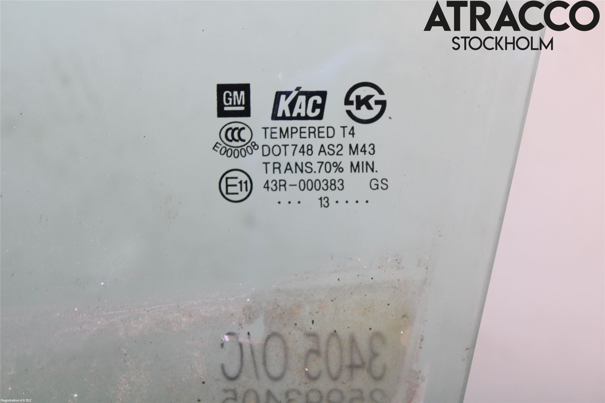 Opel MOKKA 13-20 Dörruta Fram Vänster