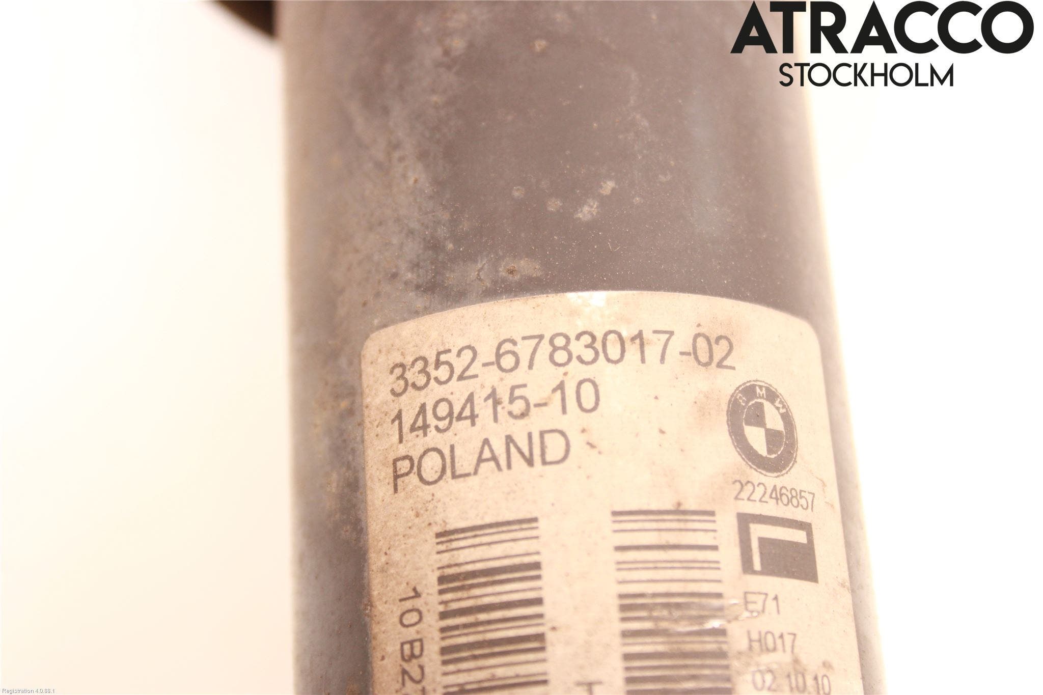 BMW X6 E71/E72 08-14 Stötdämpare Bak