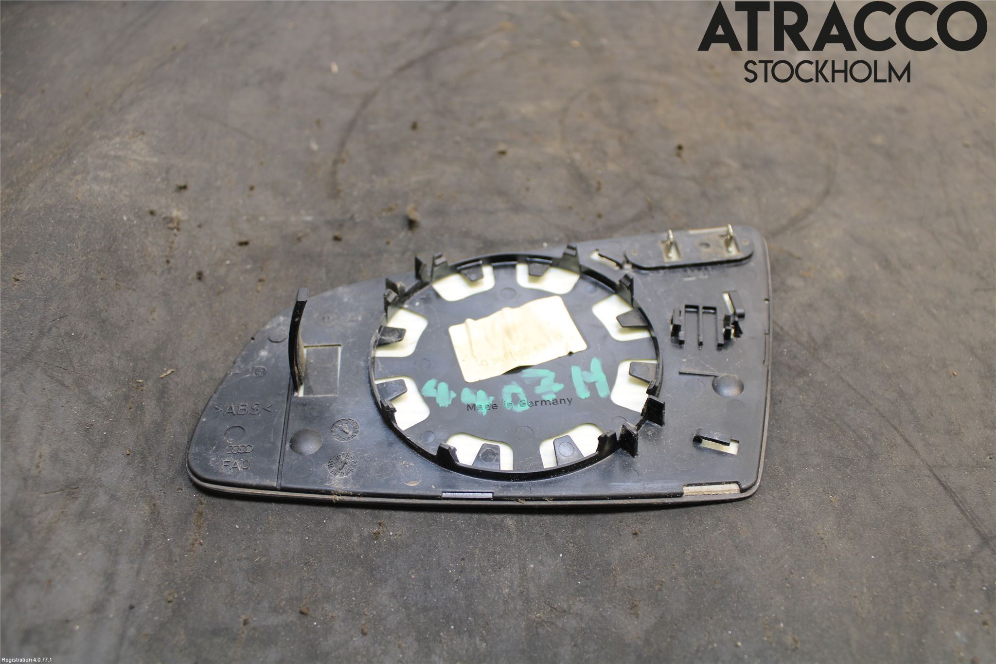 Audi A4/S4 01-05 Spegelglas Hö