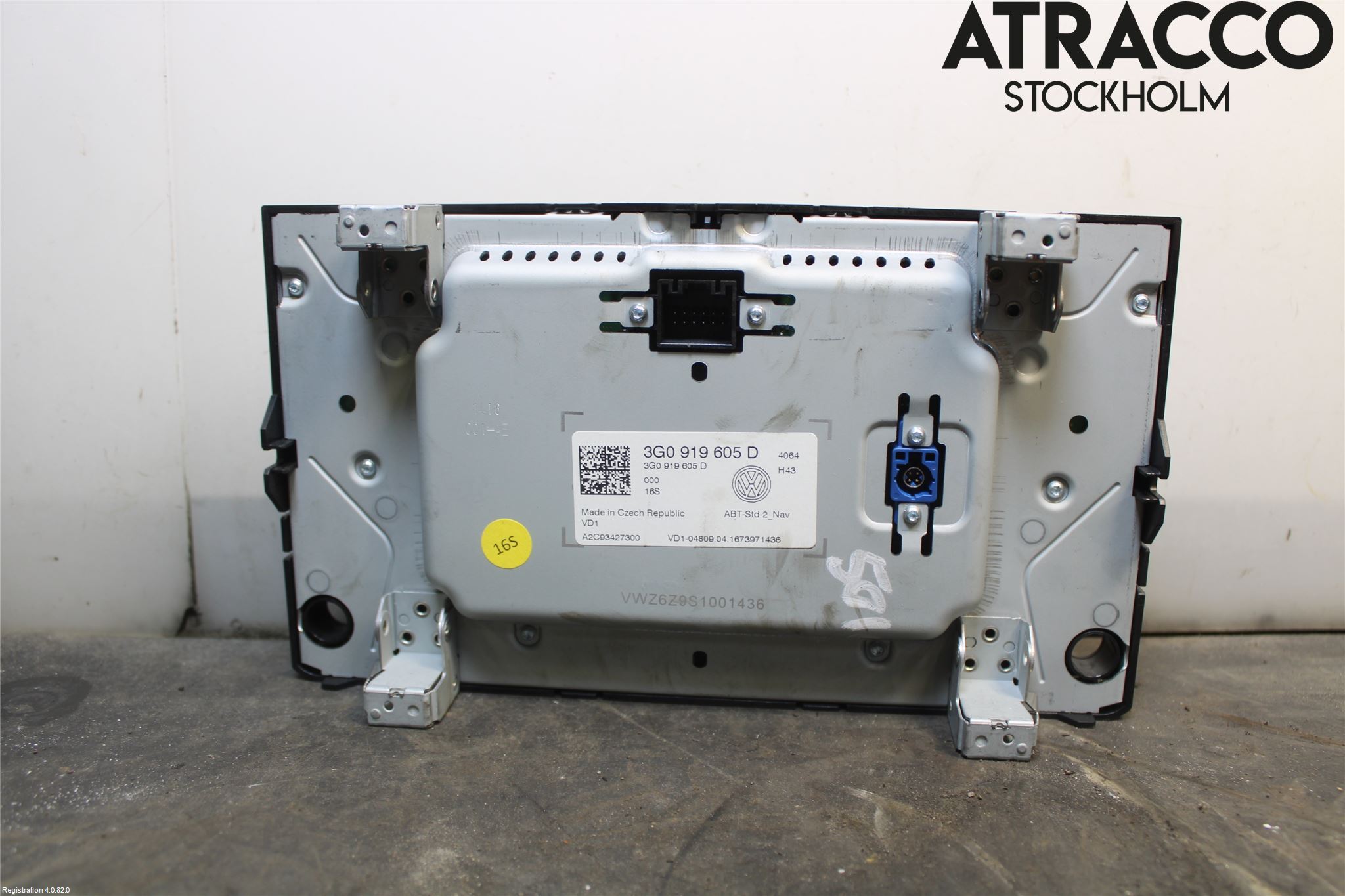 Volkswagen VW GOLF / E-GOLF VII 13-20 Multifunktionsdisplay