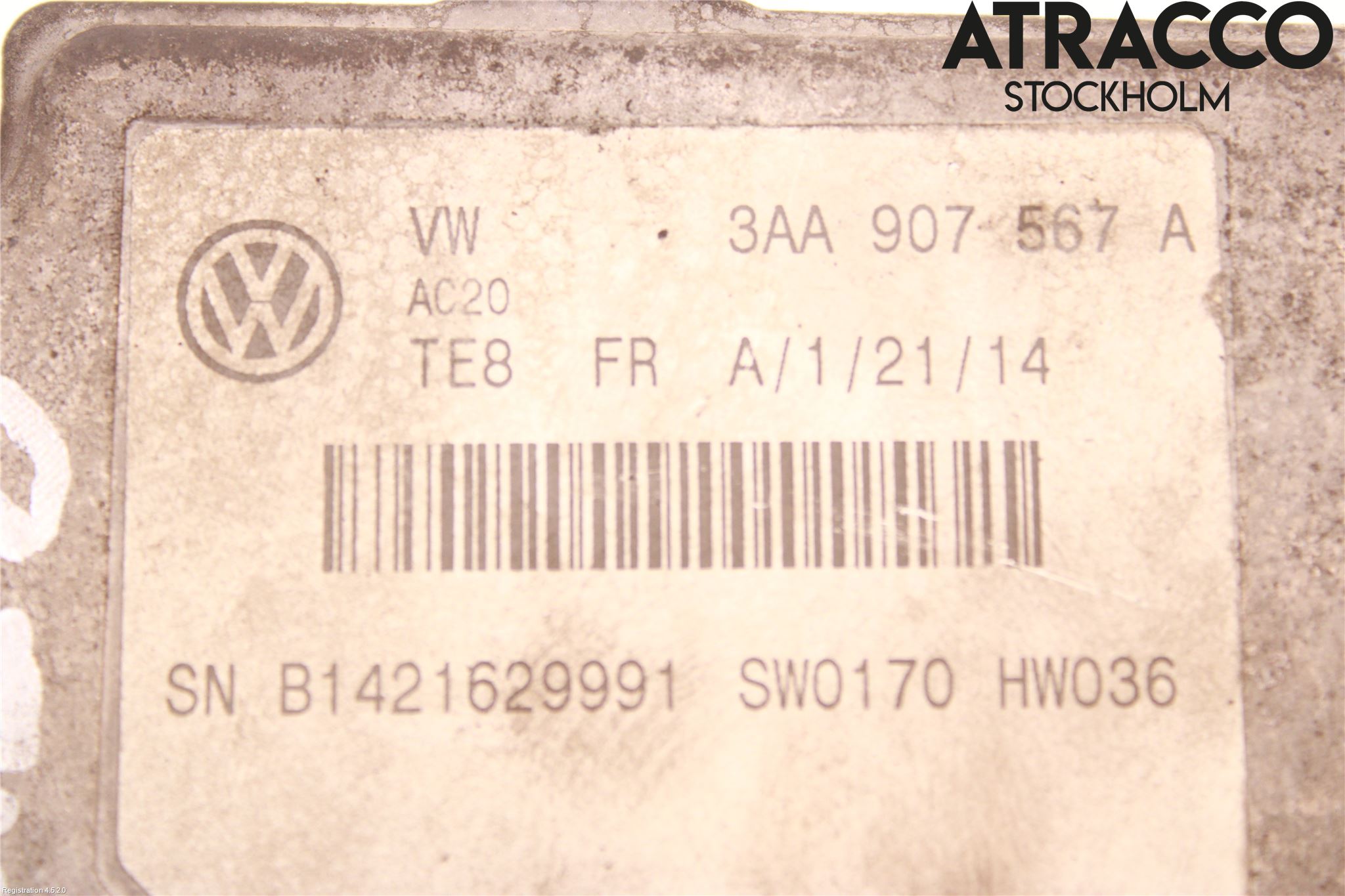 Volkswagen VW PASSAT 11-14 Sensor Adaptiv Farthållare