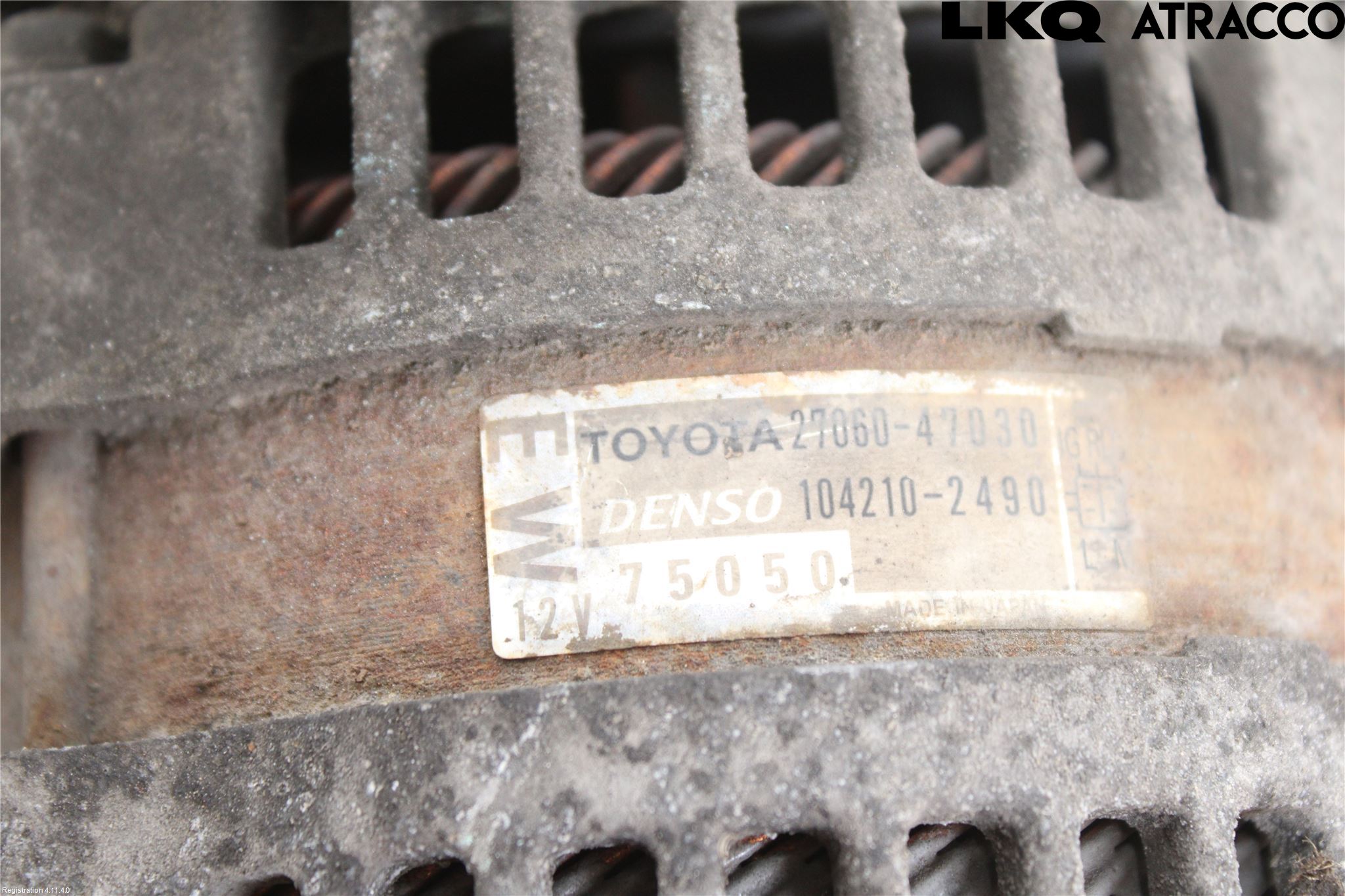 Toyota URBAN CRUISER Generator