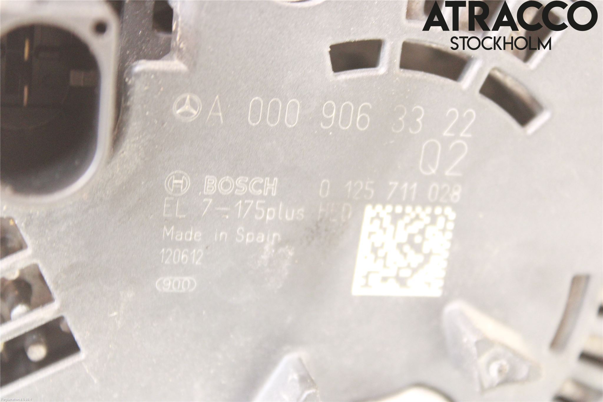 Mercedes-Benz MB B-KLASS (W246/W242) 12-19 Generator