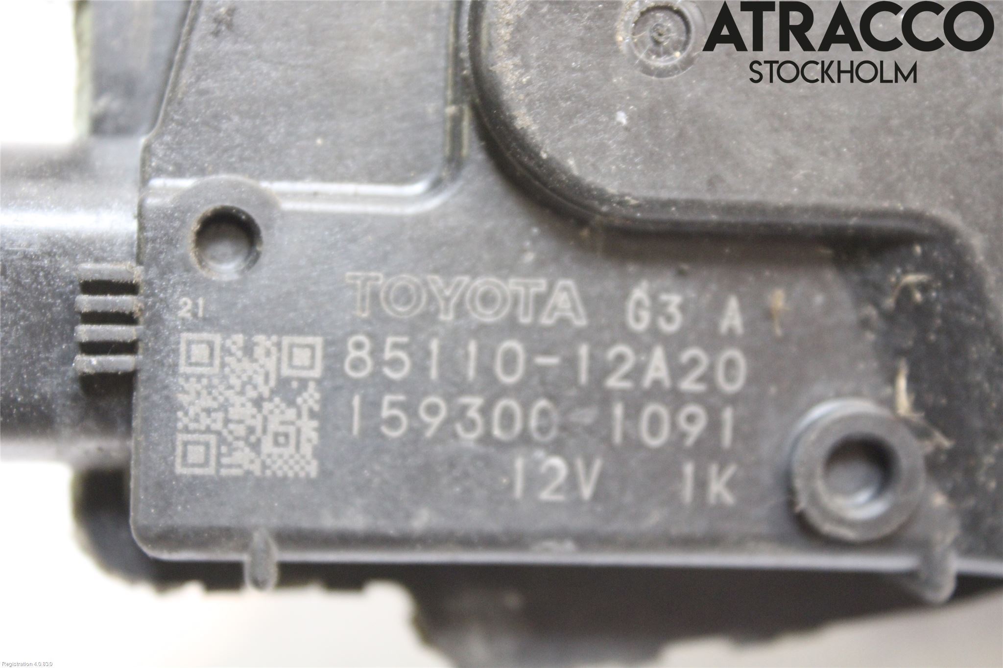 Toyota COROLLA 08-12 Torkarmotor Vindruta
