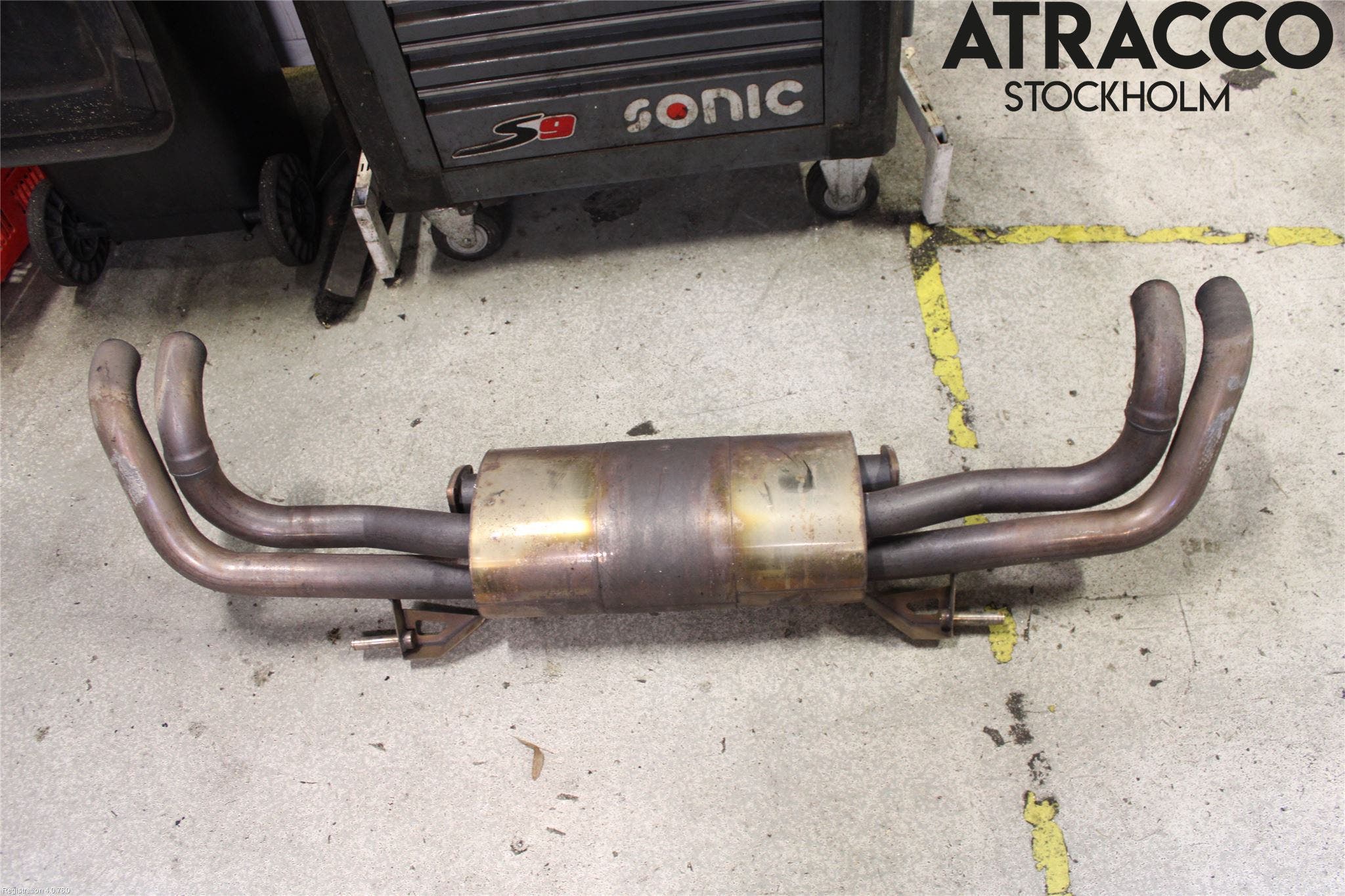 Audi R8 Avgas Bakre Dämpare