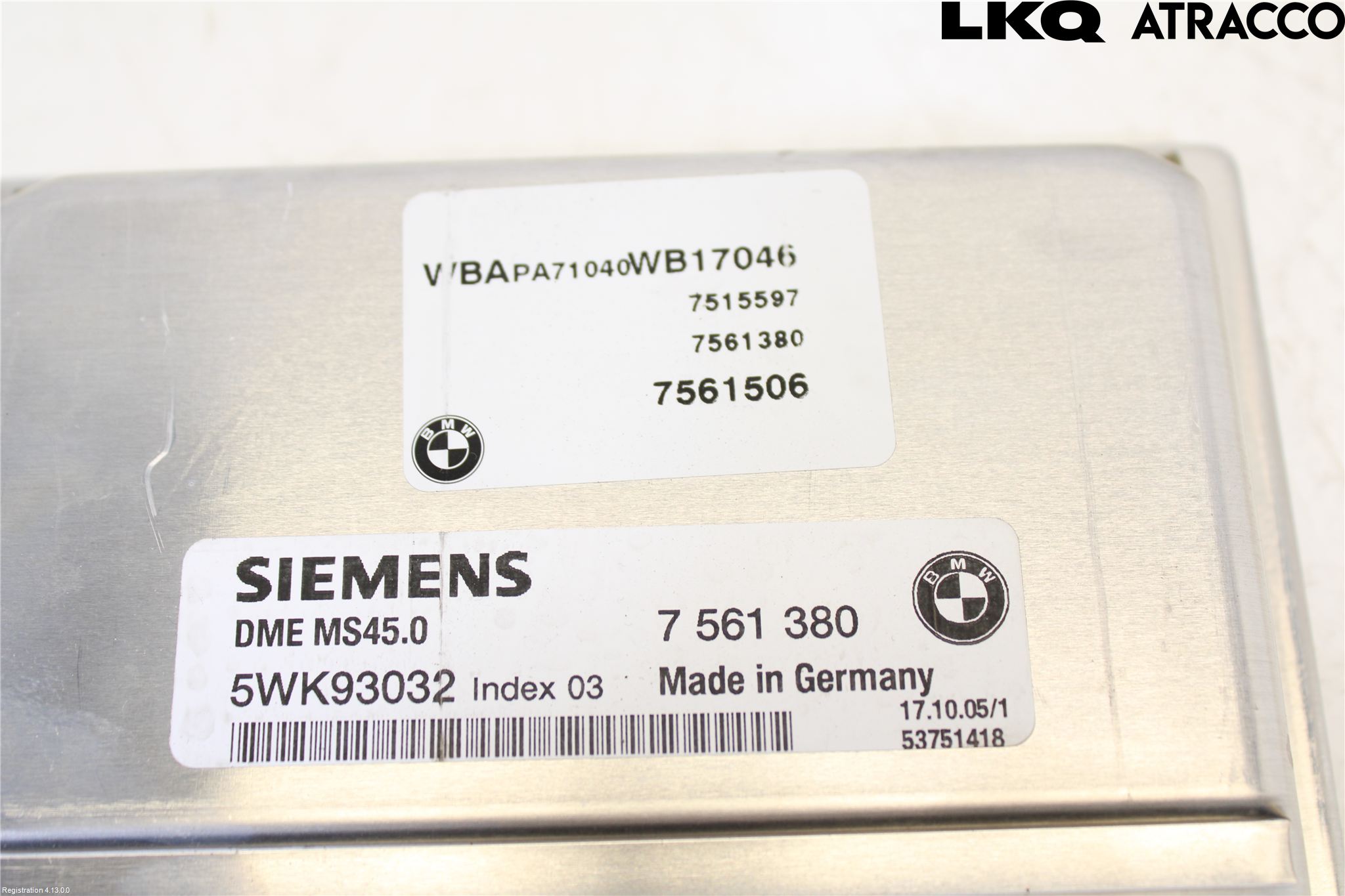 BMW X3 E83     03-10 Styrenhet Insprut Bensin