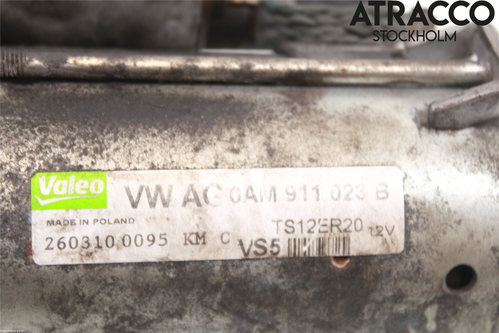 Volkswagen VW TOURAN 03-10 Startmotor