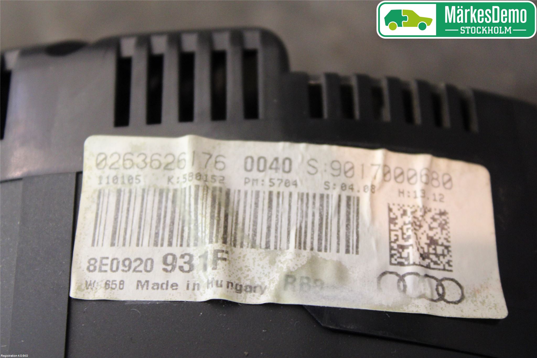 Audi A4/S4 05-07 Instrument Komb