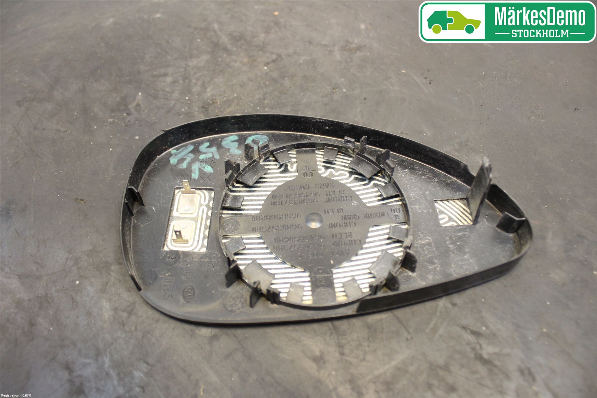 Peugeot 206 98-09 Spegelglas Vä