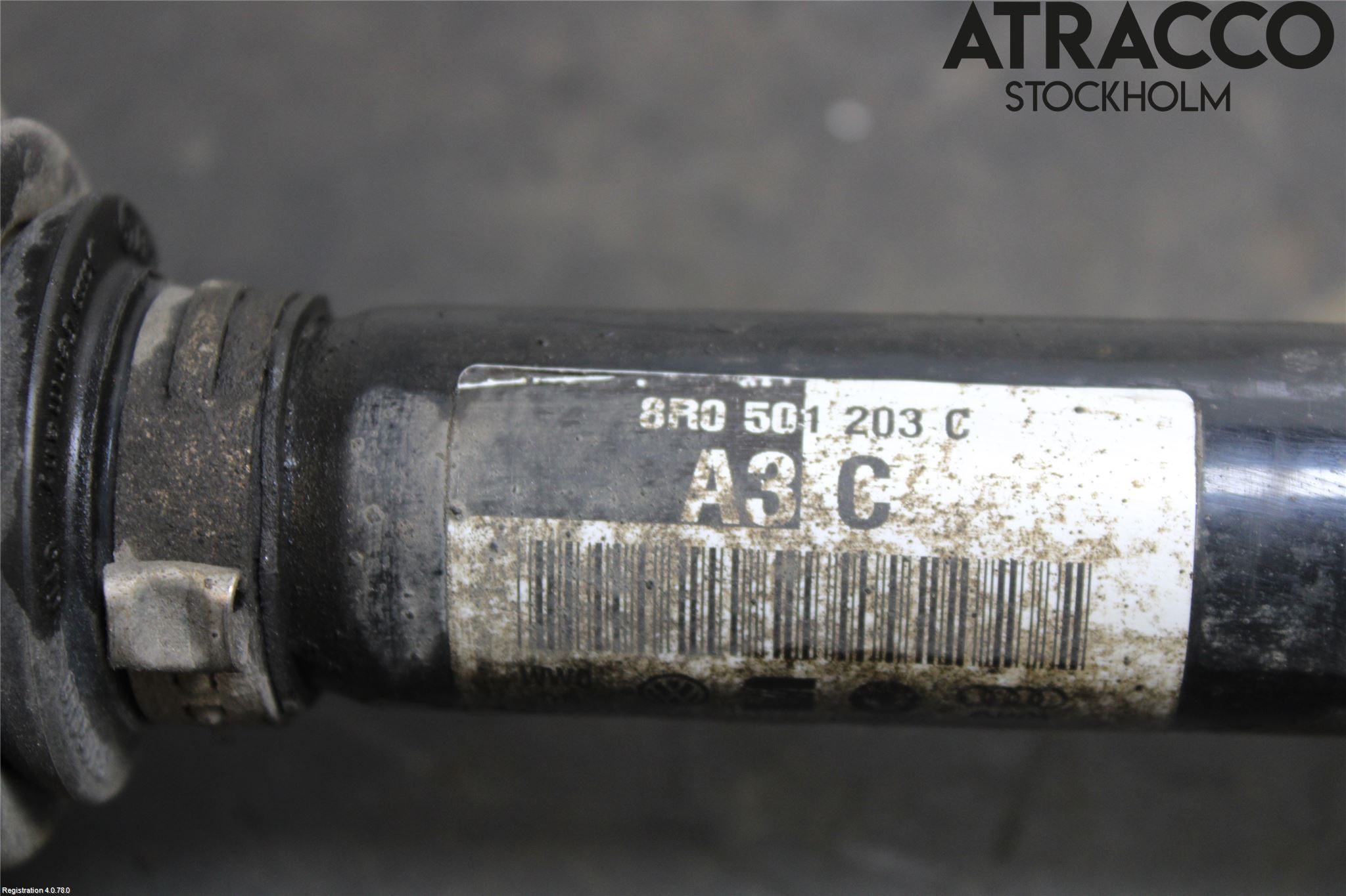 Audi Q5 09-16 Drivaxel Bak Vänster