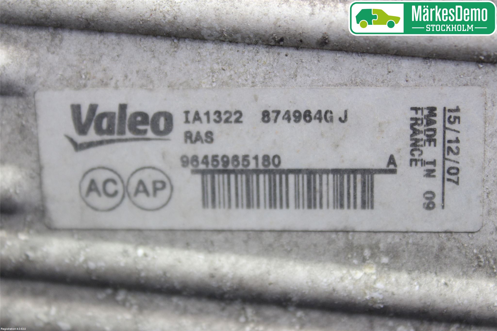 Peugeot PARTNER   03-08 Laddluft-Intercooler Kyl