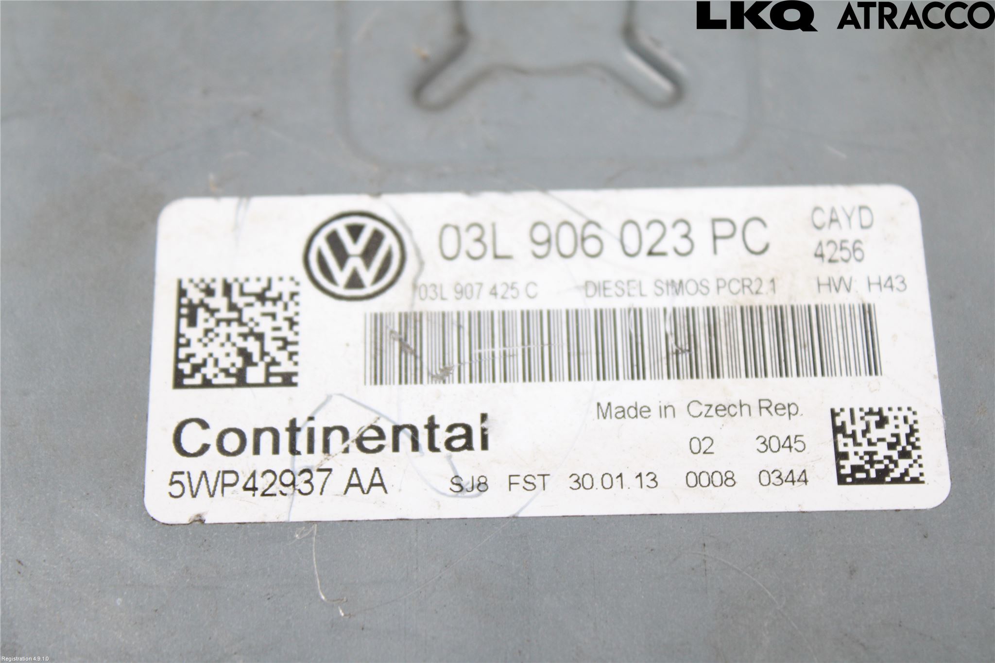 Volkswagen VW CADDY 11-15 Styrenhet Inspump Diesel