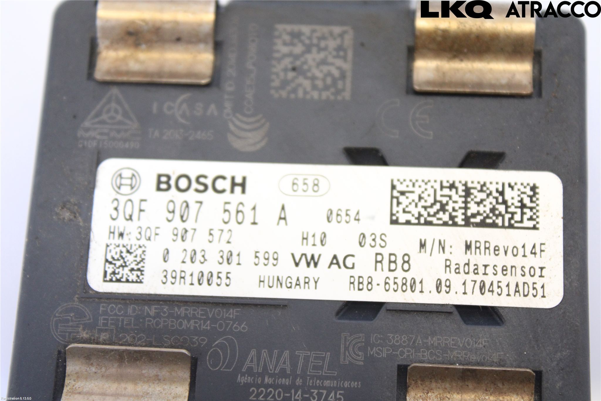 Volkswagen VW GOLF / E-GOLF VII 13-20 Sensor Adaptiv Farthållare