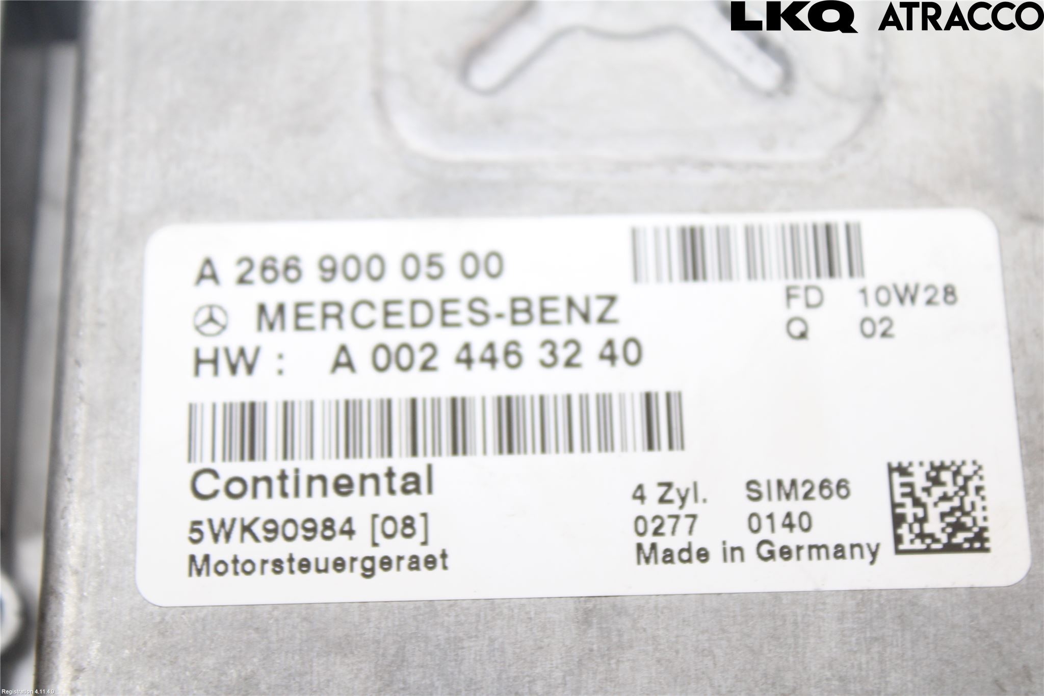 Mercedes-Benz MB B-KLASS (W245) 05-12 Styrenhet Insprut Bensin