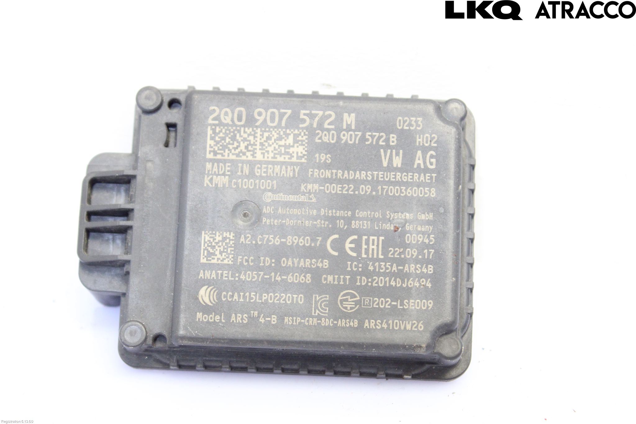 Volkswagen VW TIGUAN 16-24 Sensor Adaptiv Farthållare