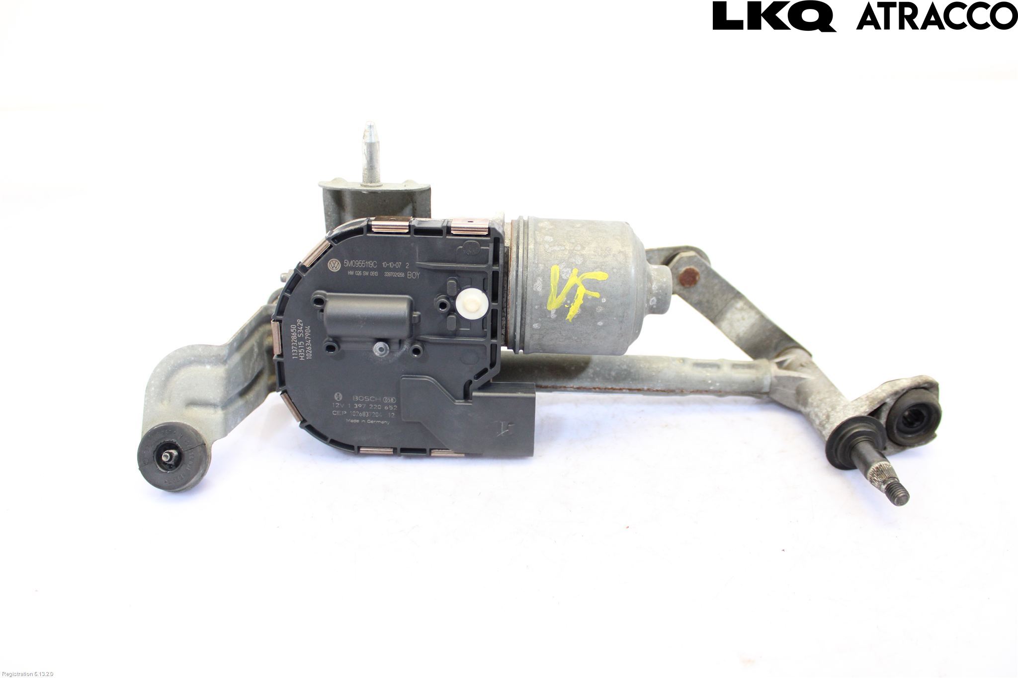 Volkswagen VW GOLF PLUS/CROSS GOLF 04-14 Torkarmotor Vindruta