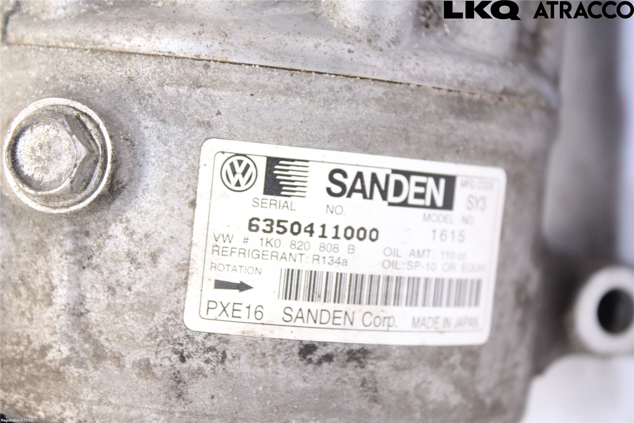 Volkswagen VW GOLF VI 09-13 Ac Kompressor
