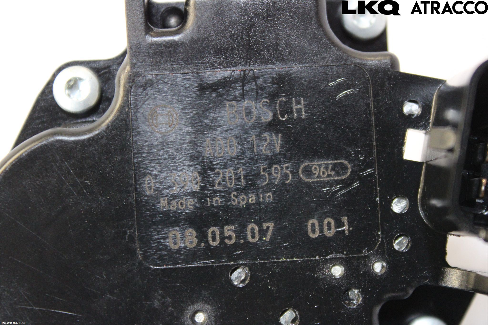 Saab 9-5     06-10 Torkarmotor Baklucka