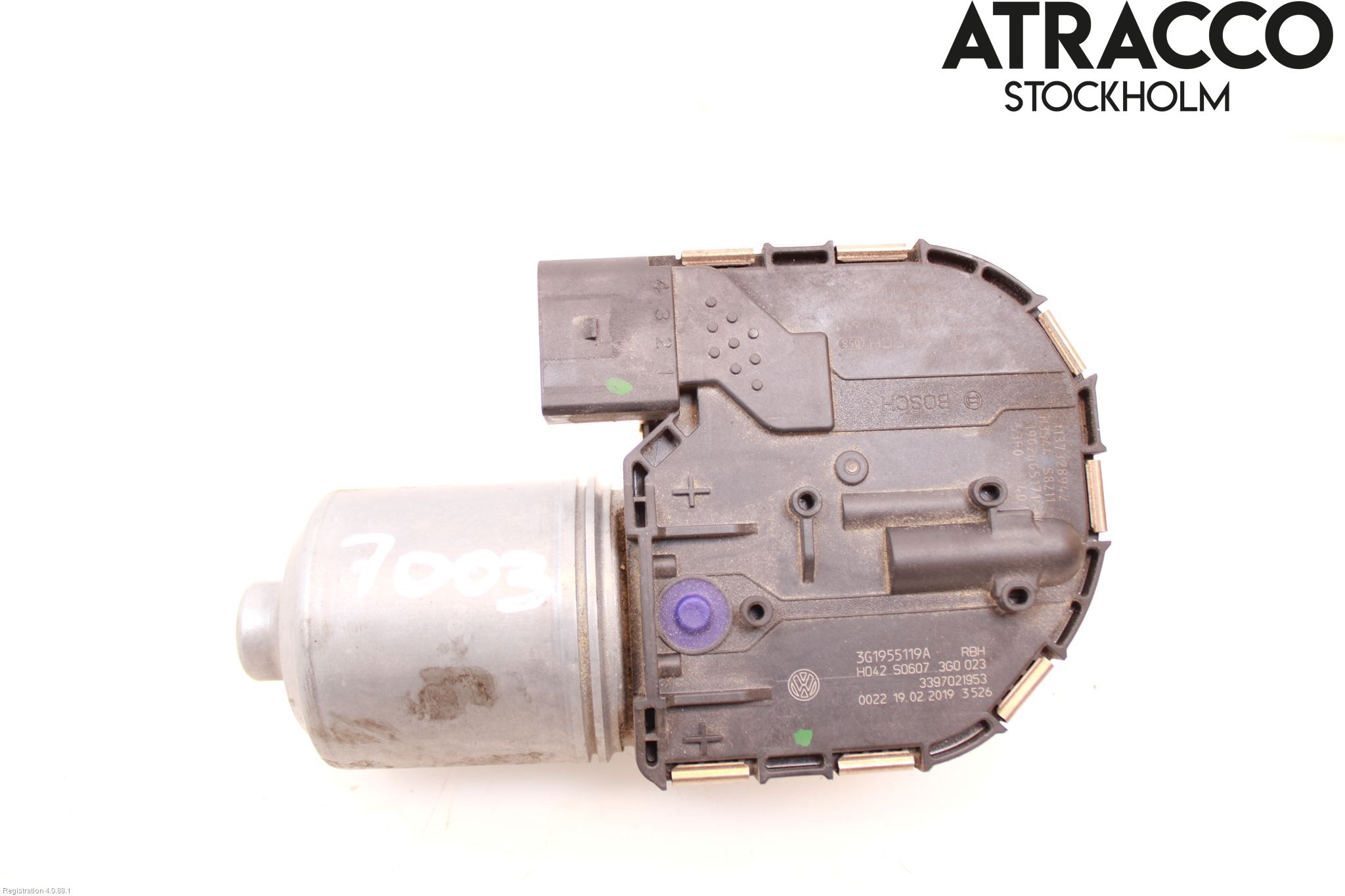 Volkswagen VW PASSAT 15-19 Torkarmotor Vindruta