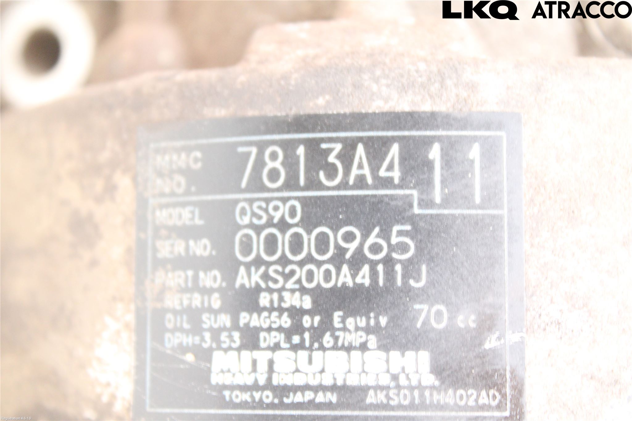 Mitsubishi ASX 10-22 Ac Kompressor