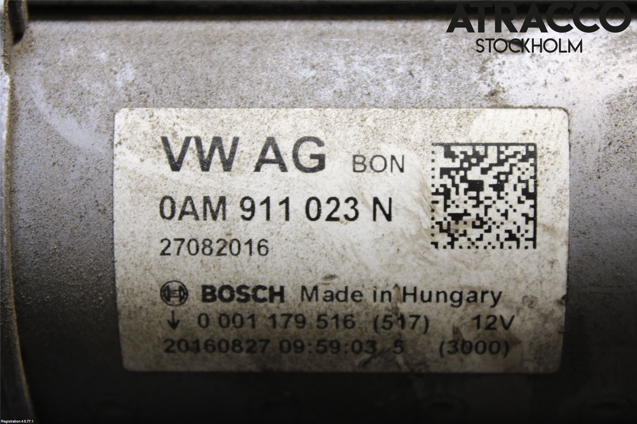 Volkswagen VW GOLF / E-GOLF VII 13-20 Startmotor